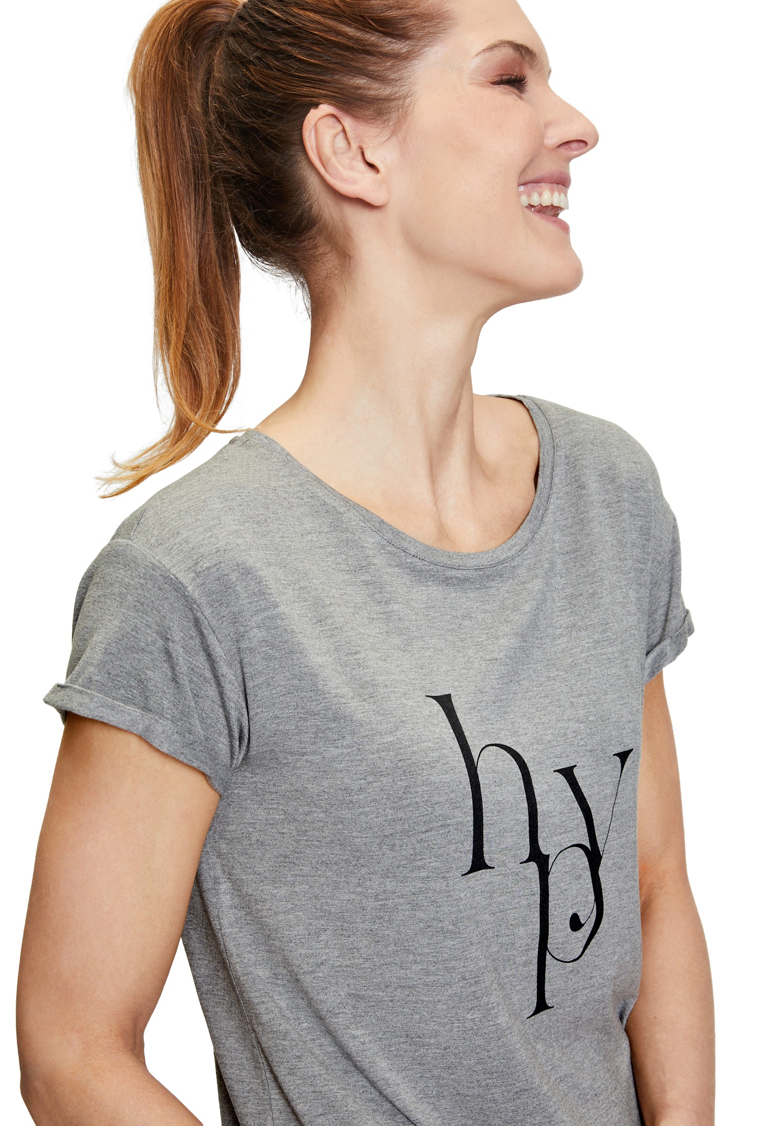 Betty Barclay Kurzarmshirt »Rundhals-Shirt mit Raffung«