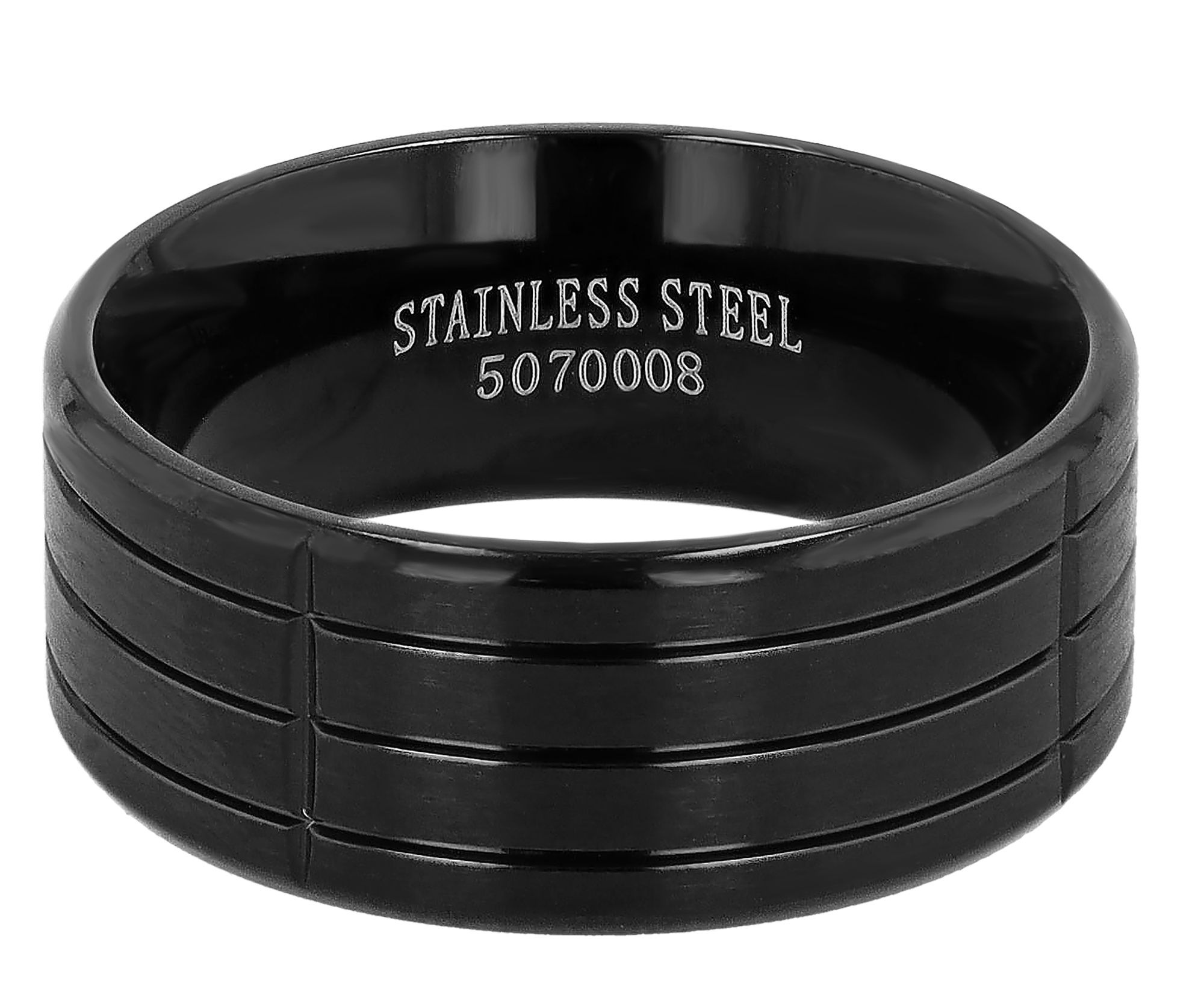 Adelia´s Fingerring »Herren Ring aus Edelstahl«