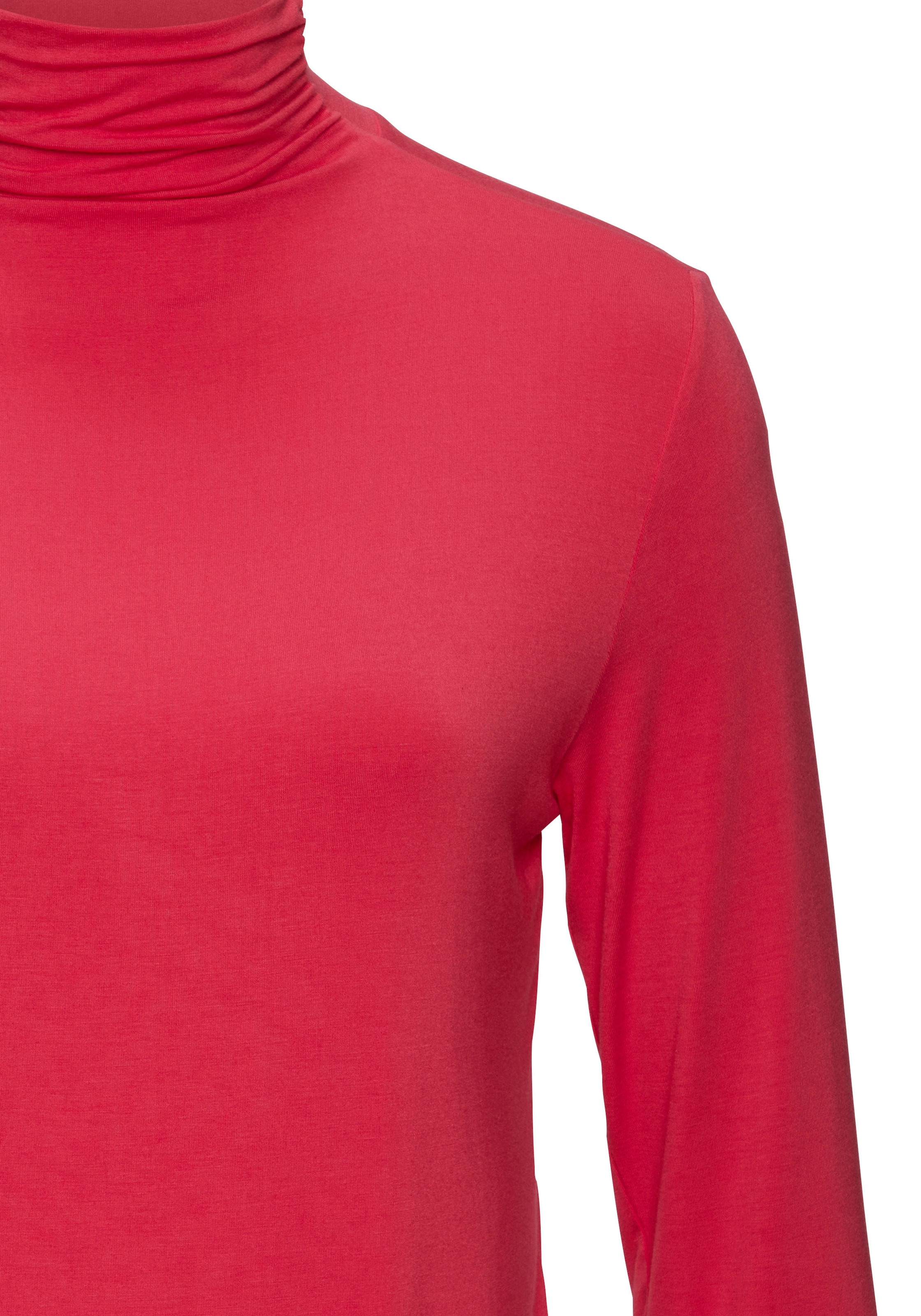 LASCANA Stehkragenshirt »aus weichem Viskose-Stretch« 2er-Pack, 