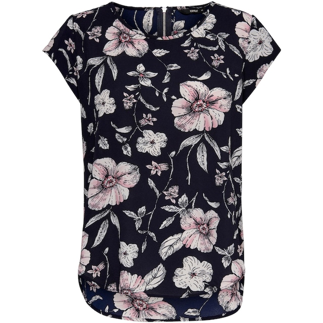 ONLY Shirtbluse »ONLVIC S/S AOP TOP NOOS PTM«, mit Print bei ♕