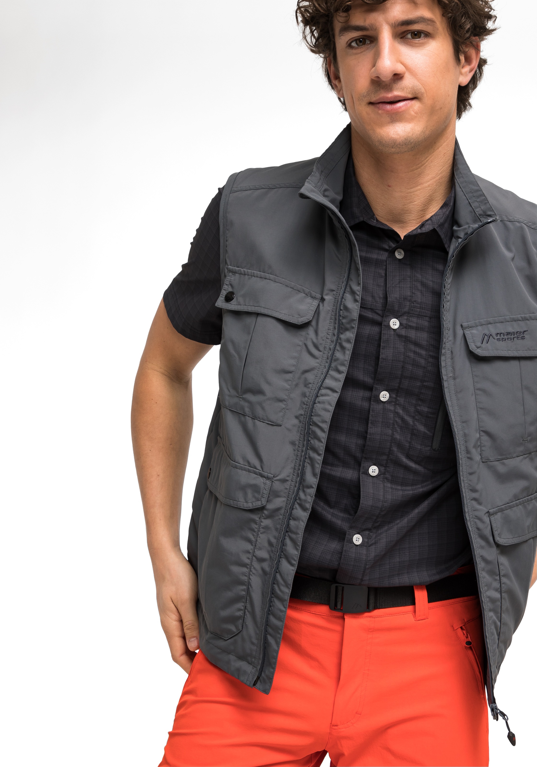 Maier Sports Funktionsjacke »Valdemar«, Vielseitige Funktionsweste, perfekt für Wandern und Reise