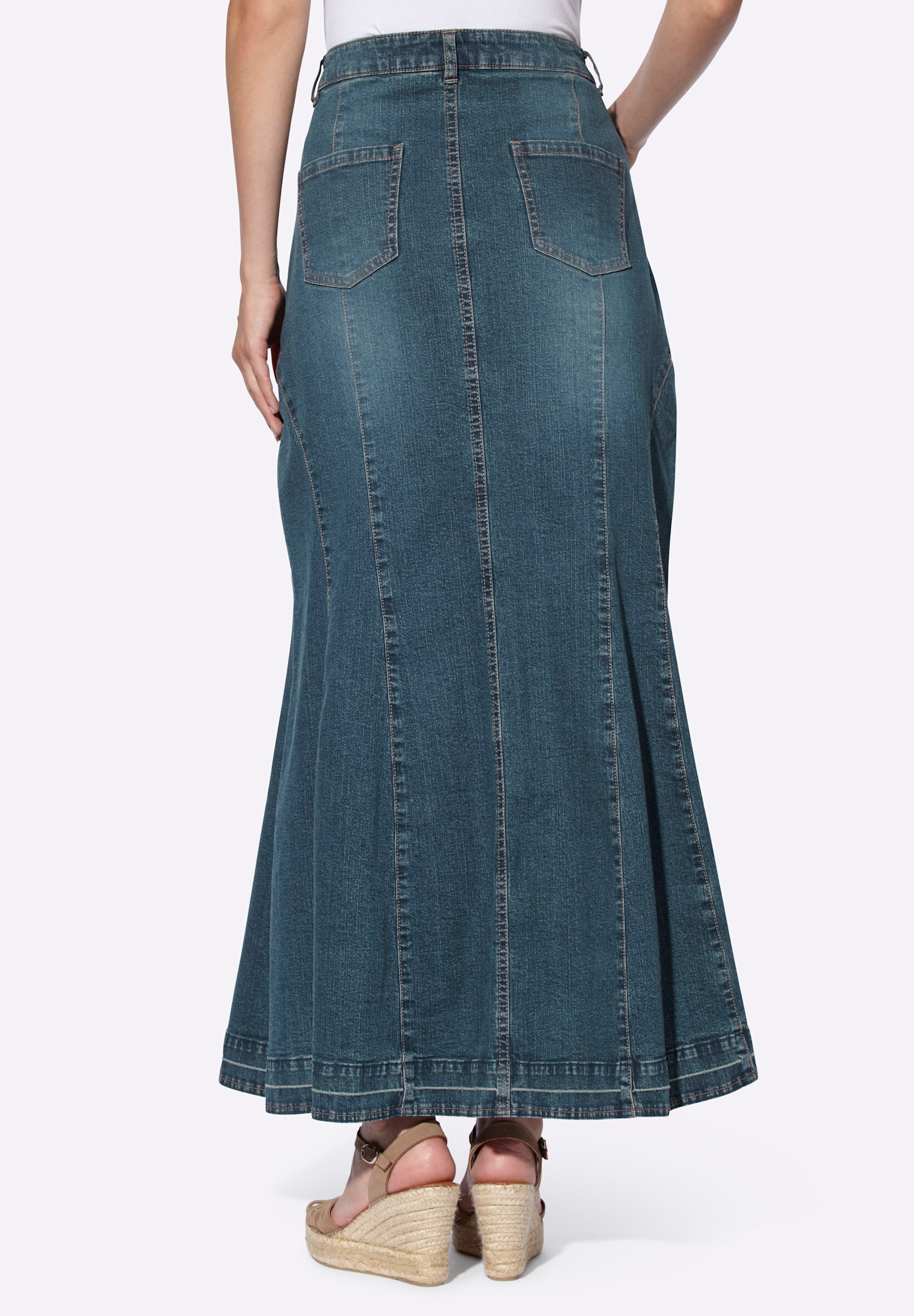 heine Godetrock »Jeans-Rock Jeansrock in Godet-Form«