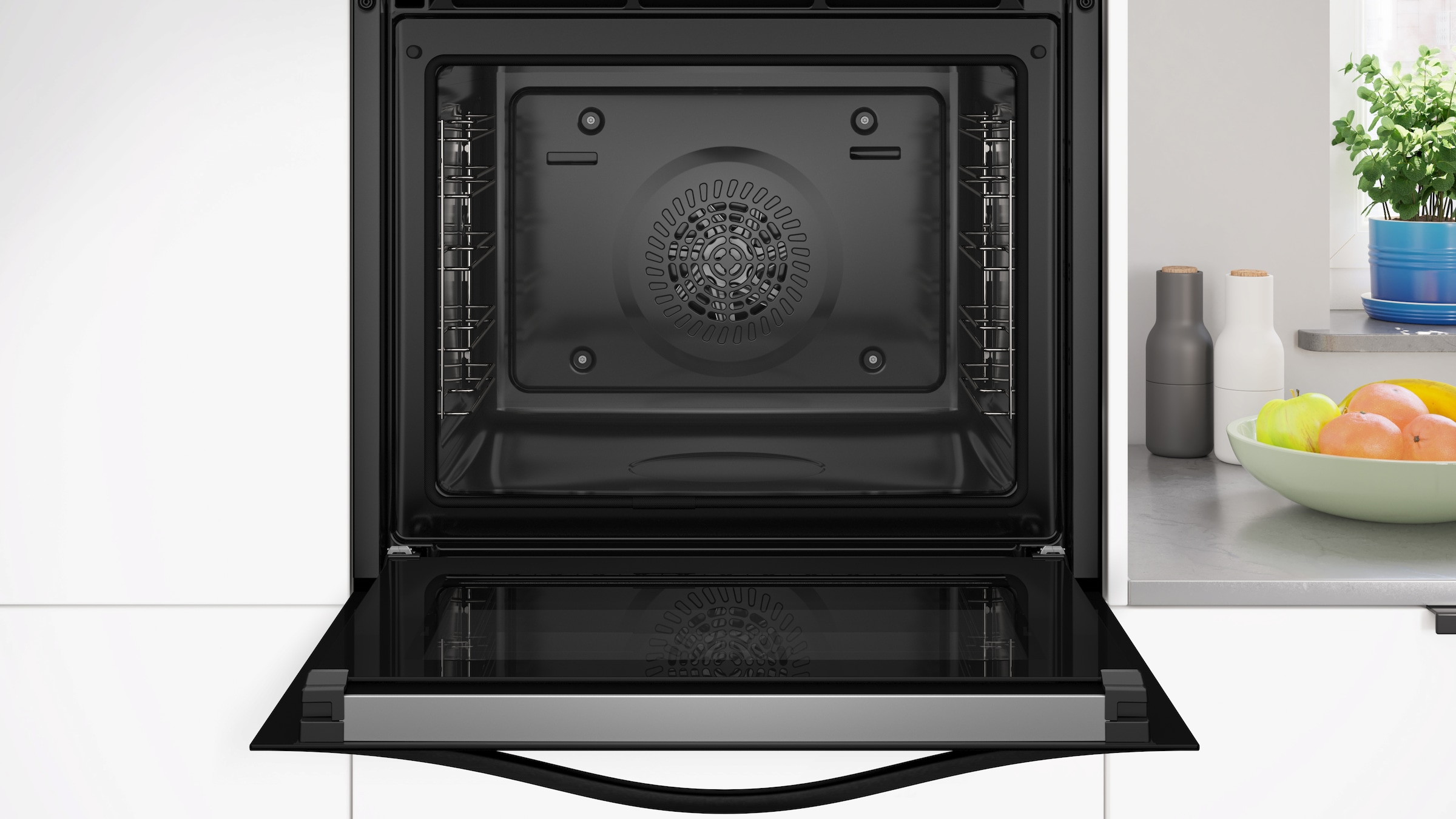 Constructa Backofen-Set »CF4M28063«, mit Teleskopauszug nachrüstbar, Pyrolyse-Selbstreinigung
