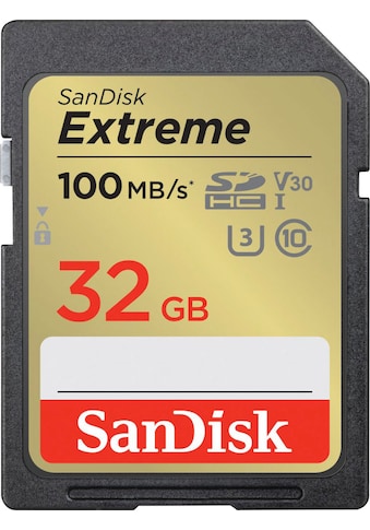 Speicherkarte »Extreme 32GB«, (UHS Class 3 100 MB/s Lesegeschwindigkeit)