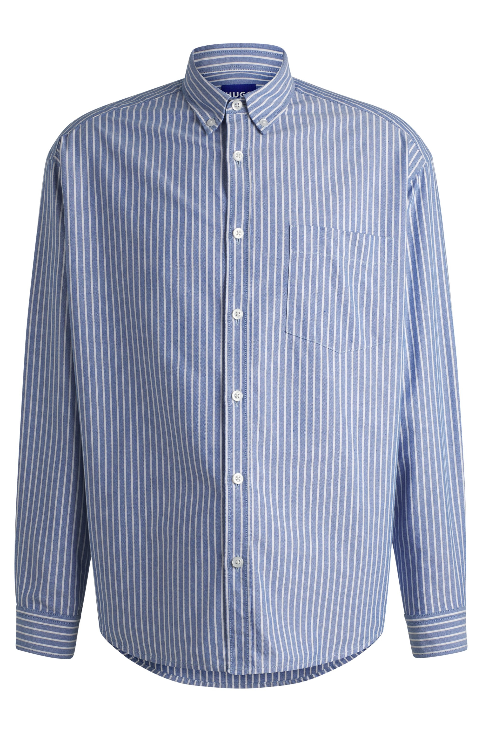 HUGO Blue Langarmhemd »Ebill«, oversize