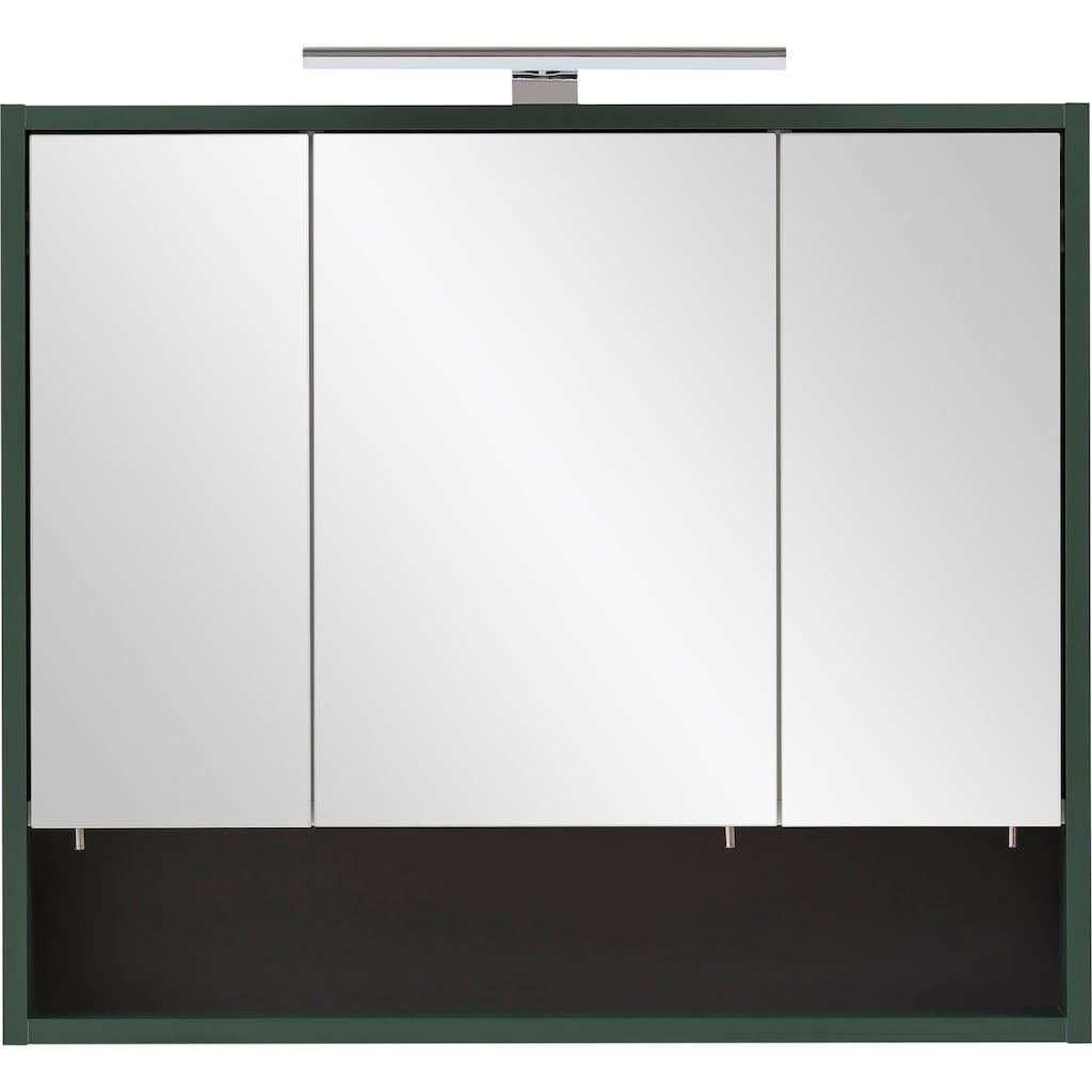 Schildmeyer Spiegelschrank »Kimi / Kent«, Breite 70 cm, 3-türig, LED-Beleuchtung, Schalter-/Steckdosenbox