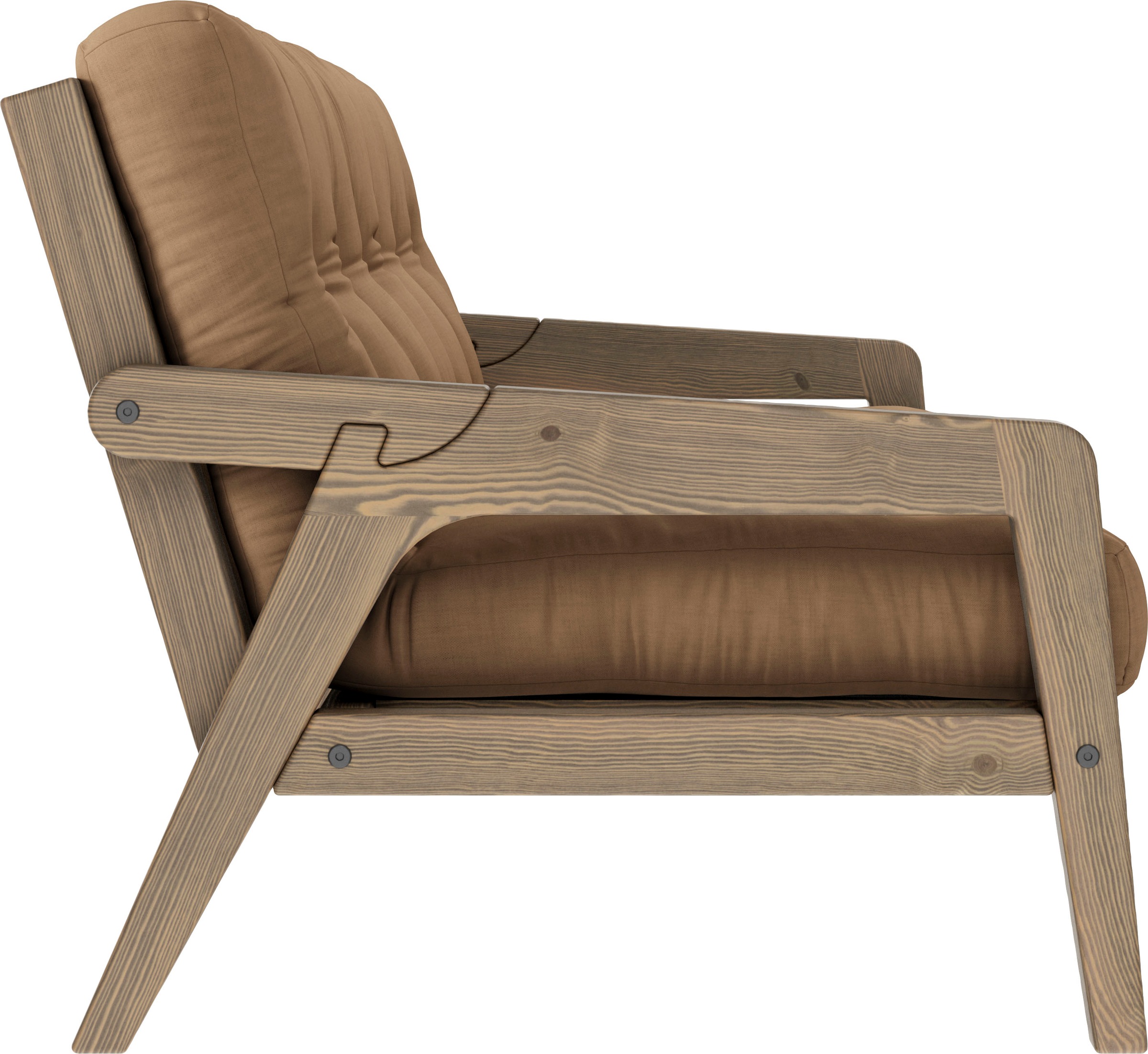 Karup Design Schlafsofa, Mit Holzstruktur, inkl. Futonmatratze, Liegefläche 130x190 cm