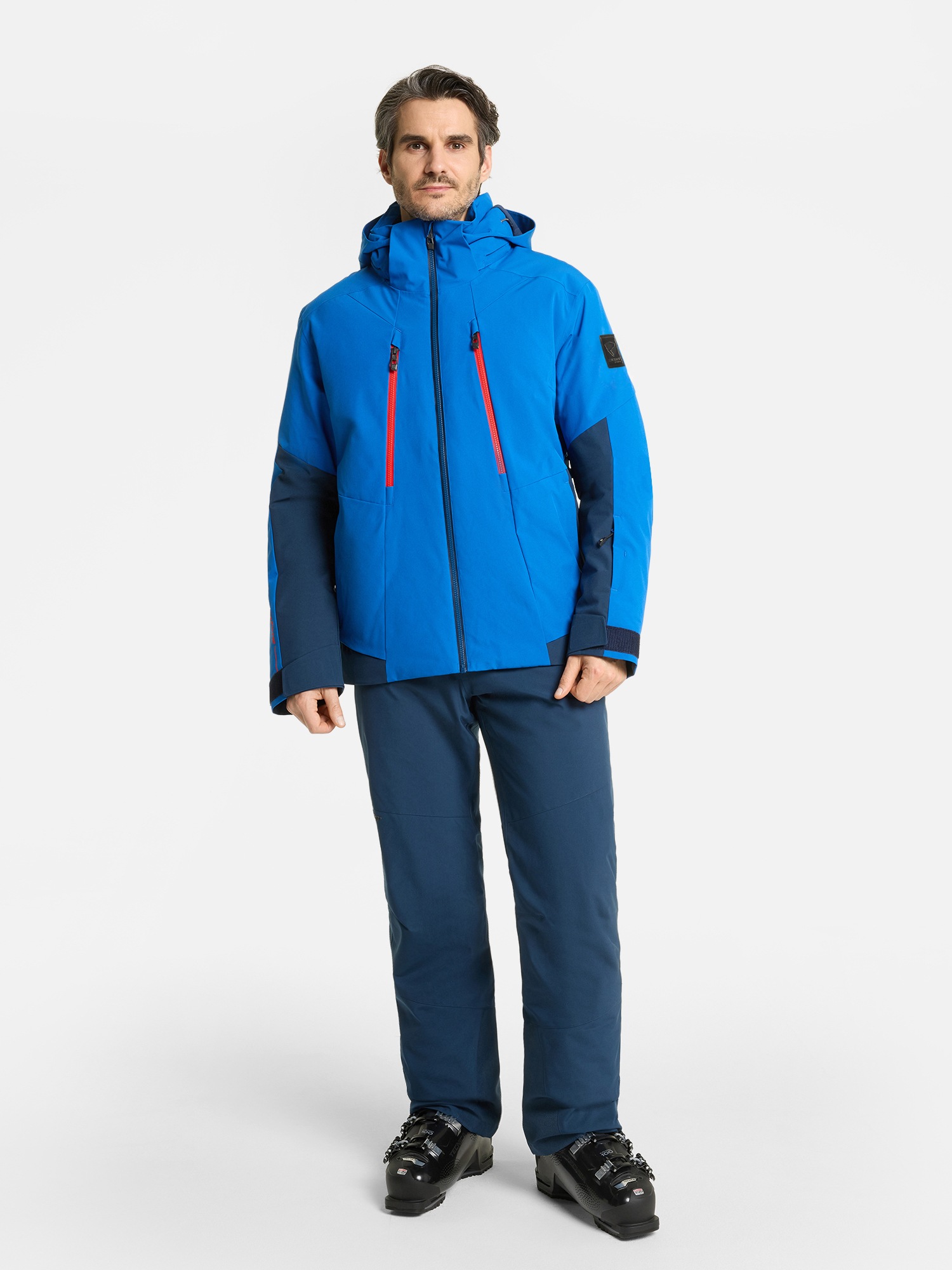 Ziener Skijacke »TISCON-Z AQUASHIELD® HERREN« wasserdicht, winddicht, atmungsaktiv, elastisch, Kapuze