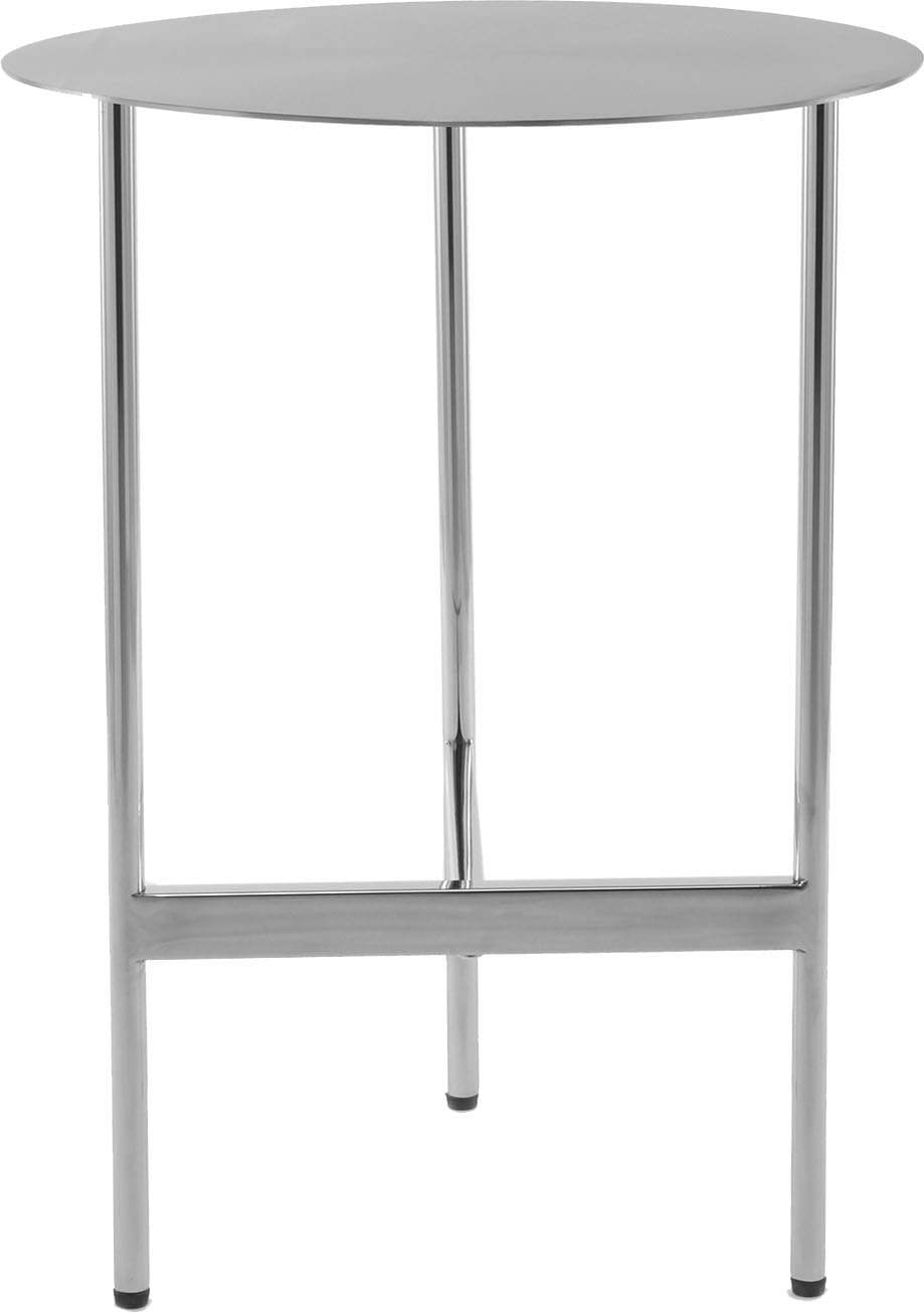 Kayoom Beistelltisch »Pero 125, Minimalistisches Design, Passt zu jedem Einrichtungsstil« 1 Stk. tlg. Gestelldesign aus Edelstahl, runde Ablagefläche, minimalistisch
