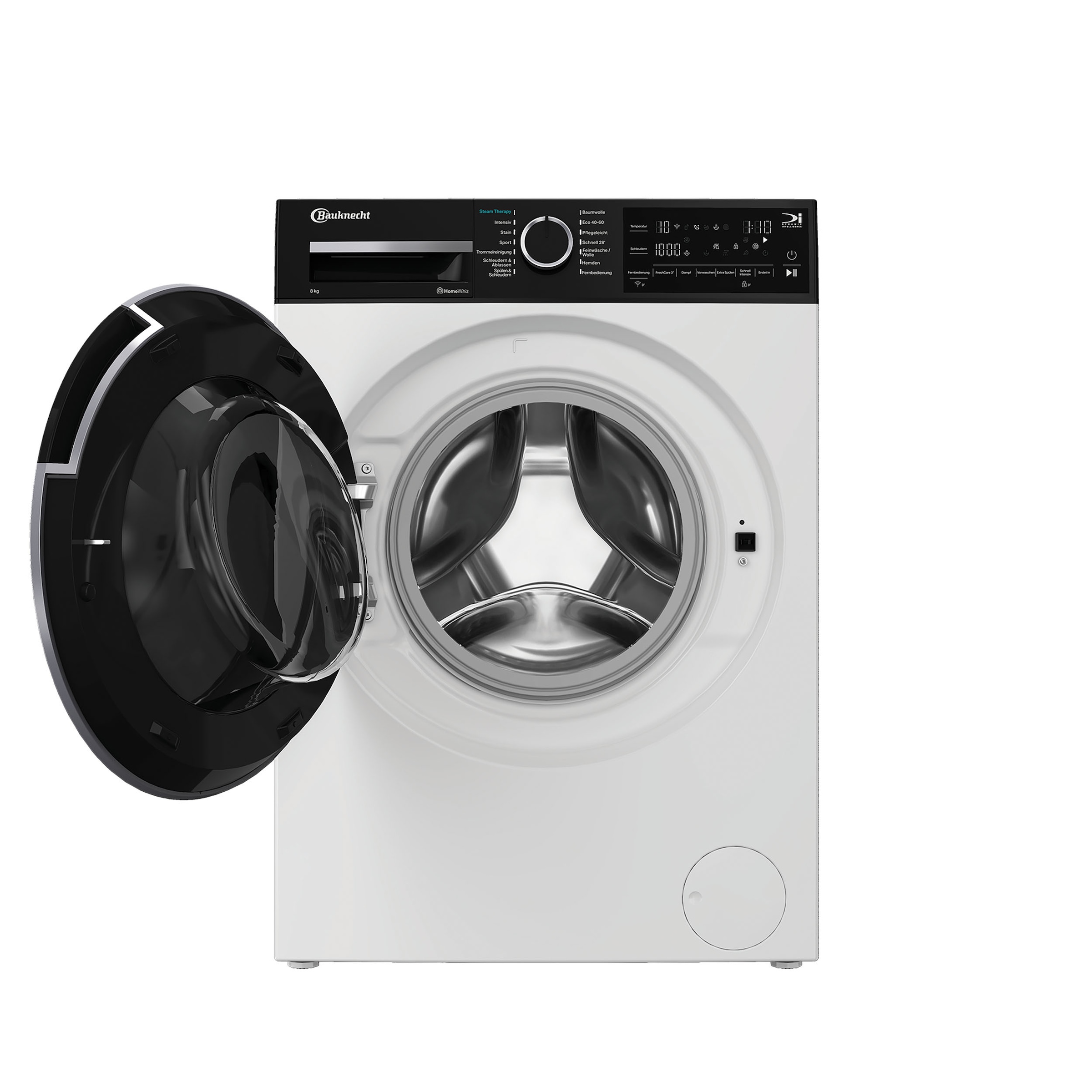BAUKNECHT Waschmaschine »B WM 8A6 BC S« 8 kg 1400 U/min Adaptive Wash – Intelligente Anpassung 
für perfekte Waschergebnisse