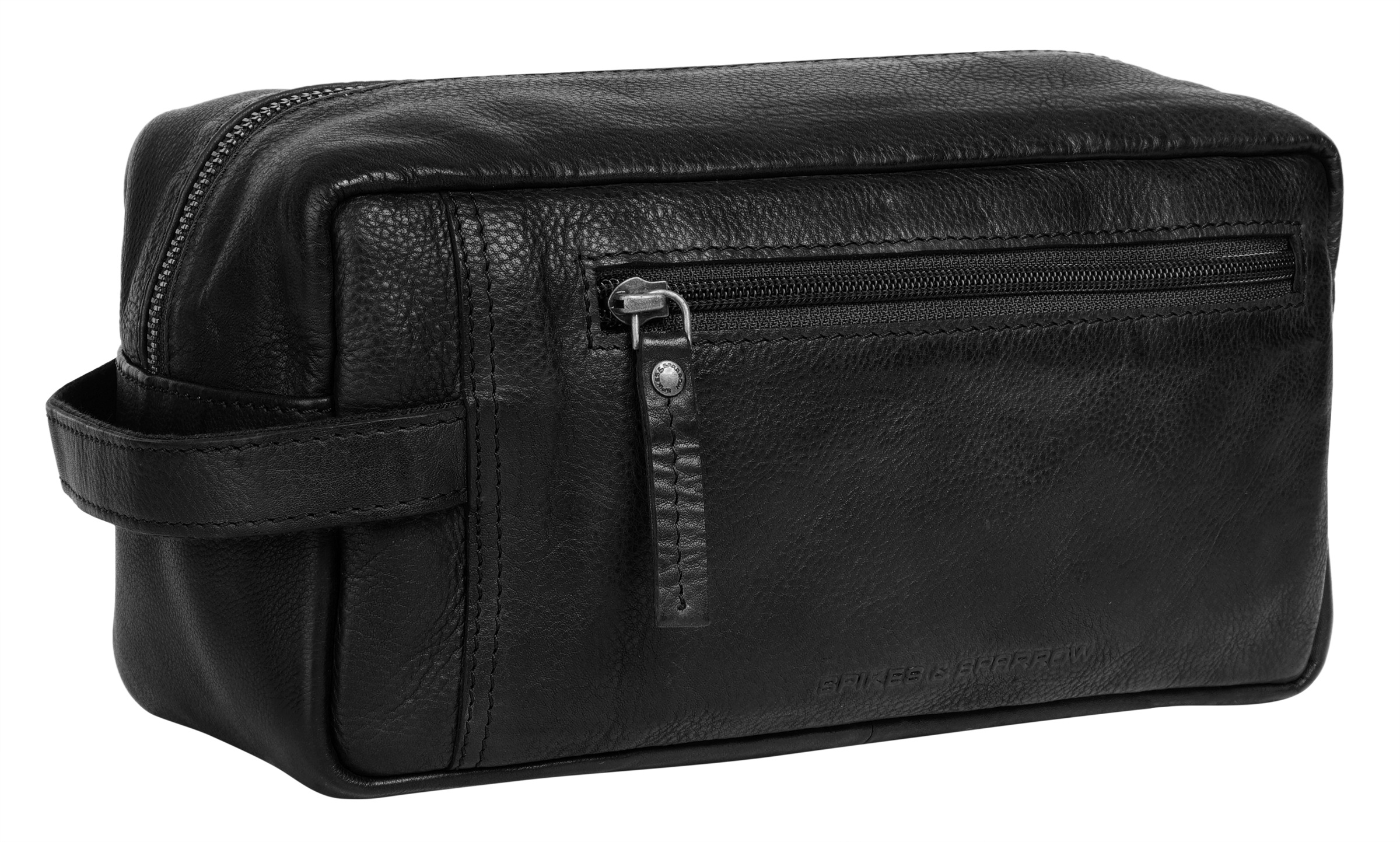 Spikes & Sparrow Kulturbeutel »TOILETRY BAG«, echt Leder