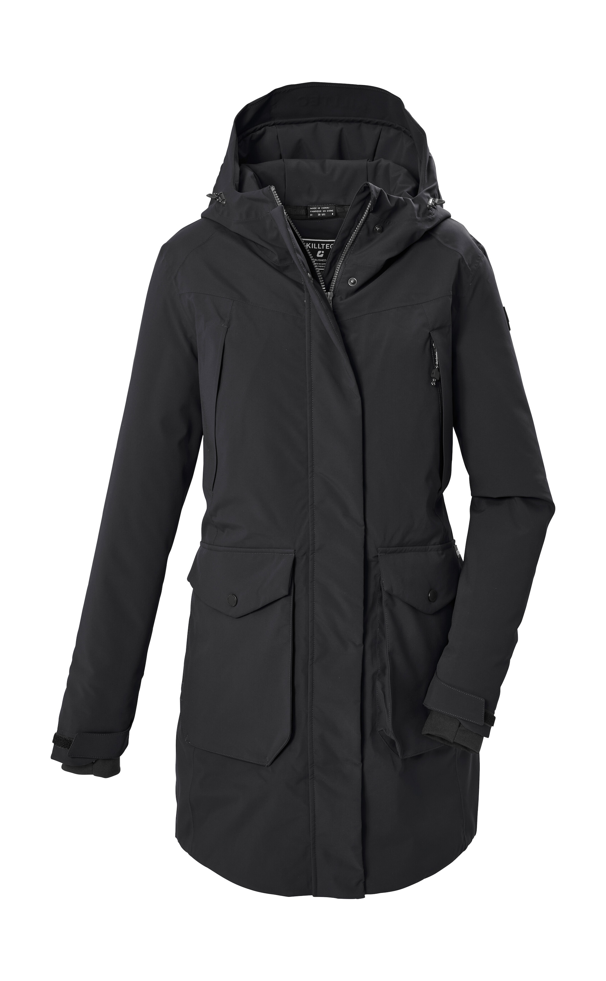 Killtec Parka »KOW 25 WMN PRK« Wind- und wasserdichter Damenparka mit verstellbarer Kapuze