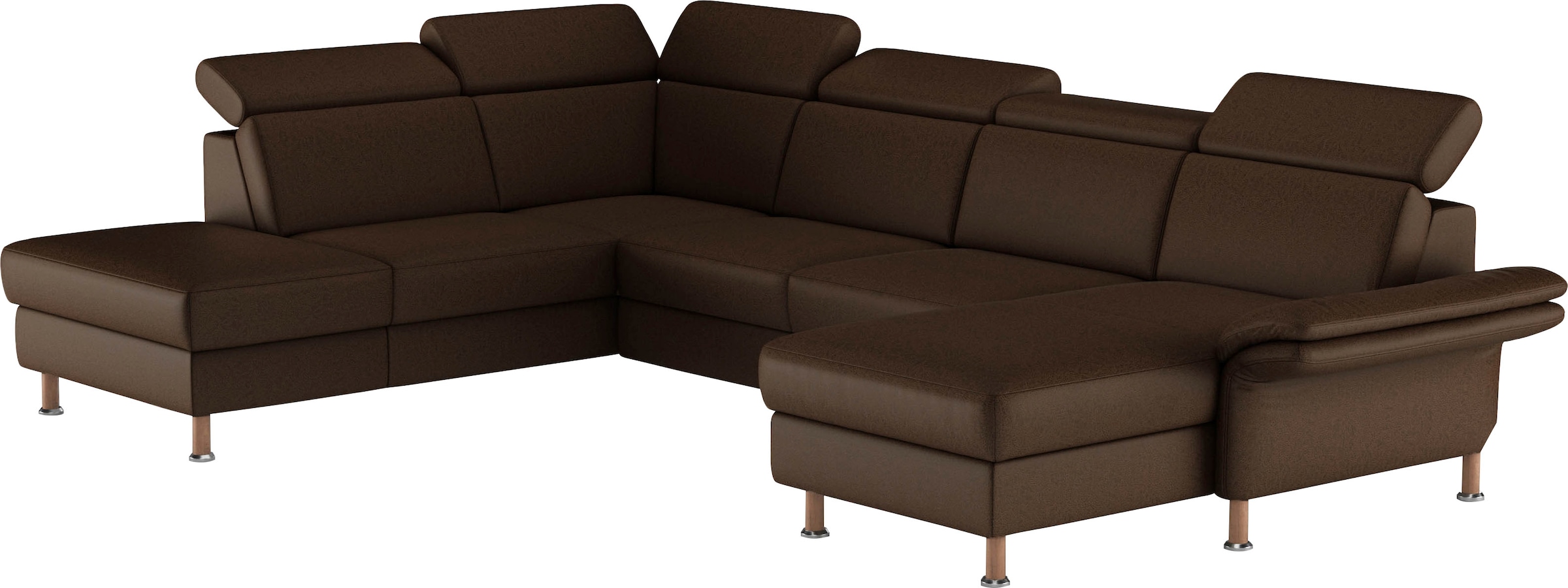 Home affaire Wohnlandschaft »Calypso U-Form«, wahlweise mit motorischer Relaxfunktion