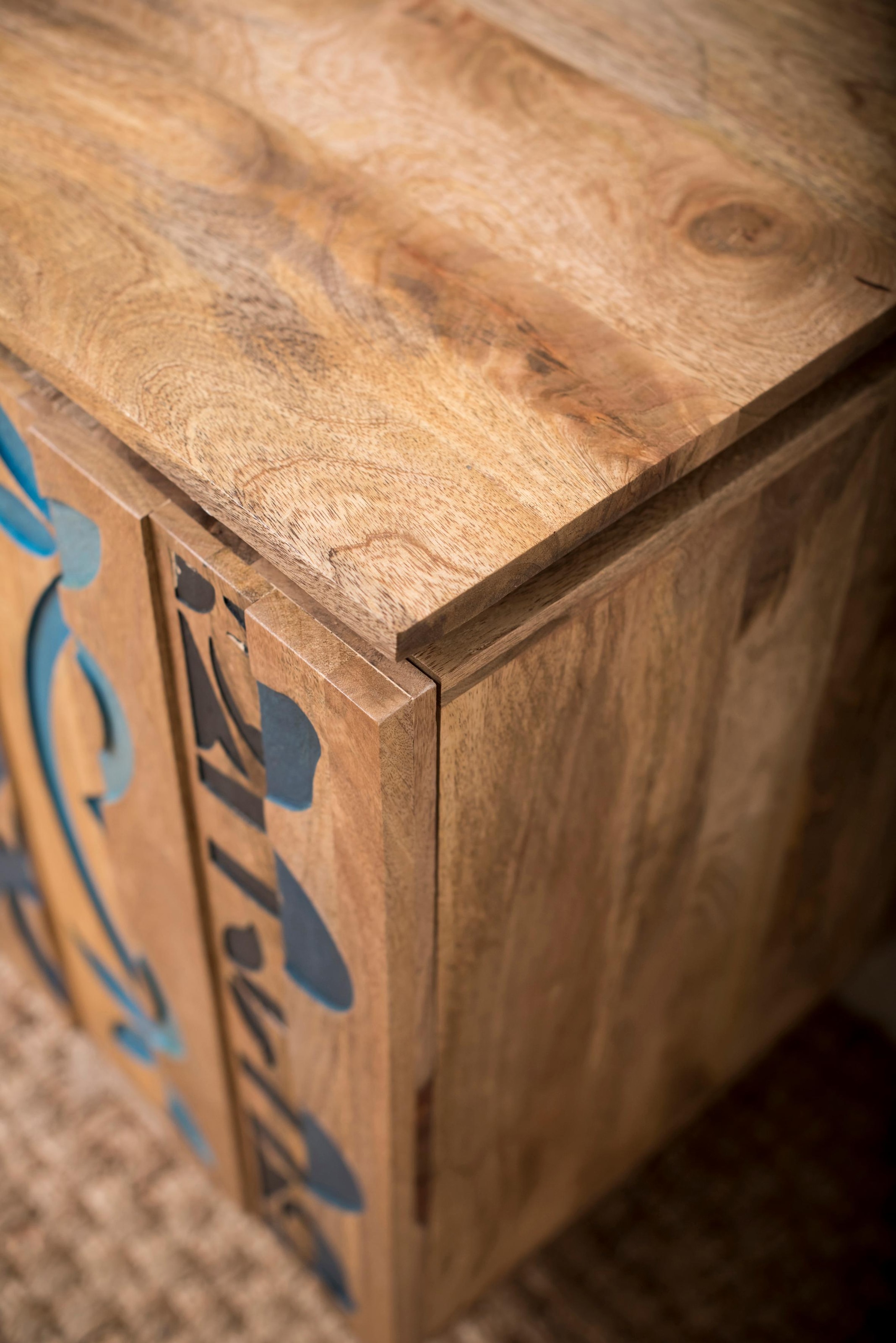 OTTO home Sideboard »Layer« Kommode mit 4 dekorativen Türen, Breite 177 cm