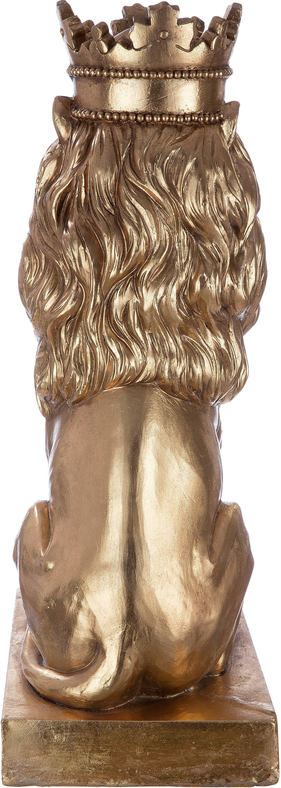 Casablanca by Gilde Dekofigur »Skulptur Löwe, gold«, goldfarben