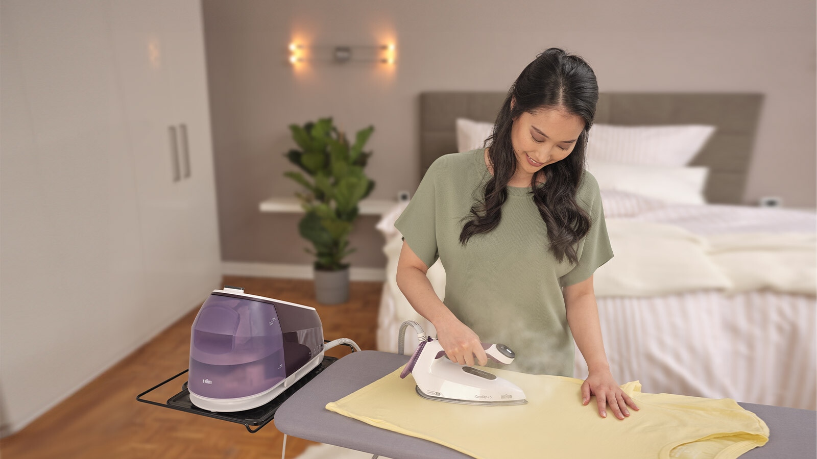 Braun Dampfbügelstation »CareStyle 5 IS 5247 VI«, weiß/violett
