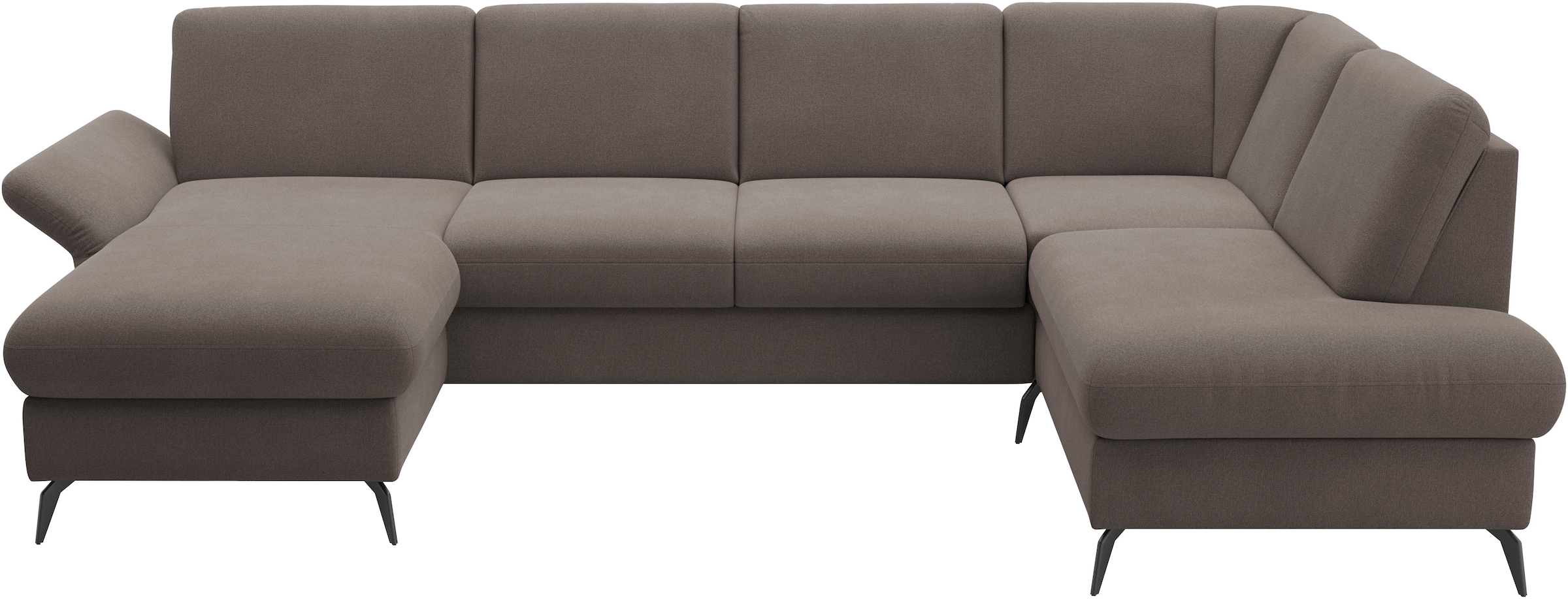 Home affaire Wohnlandschaft »Rochelle«, optional: Armteilverstellung, klappbar, Bettkasen