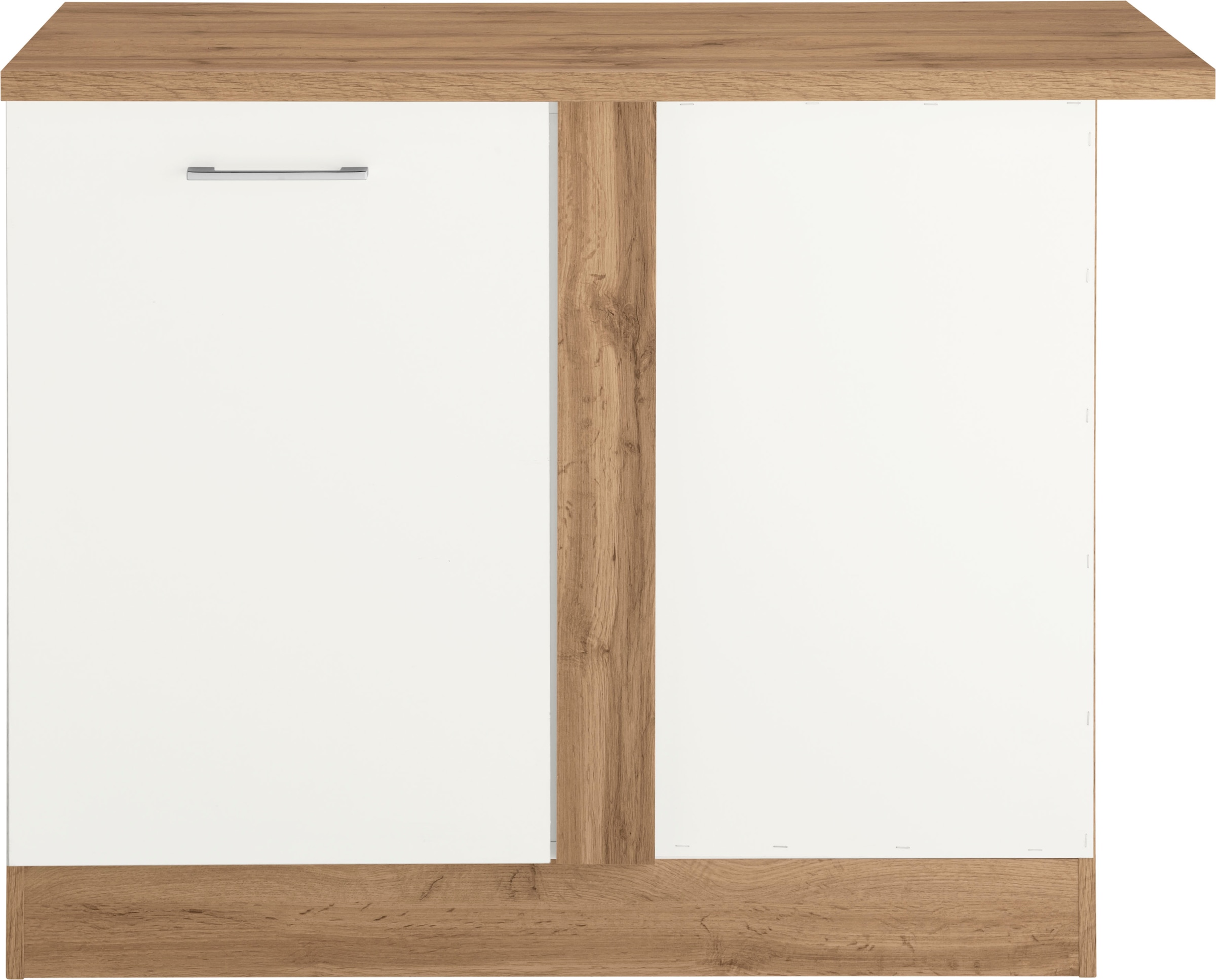 KOCHSTATION Eckunterschrank »KS-Colmar« 110 cm, mit Metallgriff