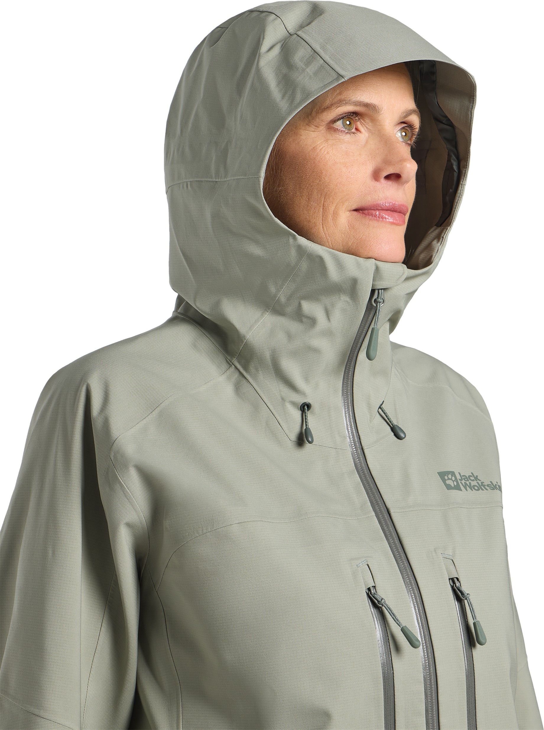 Jack Wolfskin Funktionsjacke »KAMMWEG 3L JKT W«, mit Kapuze