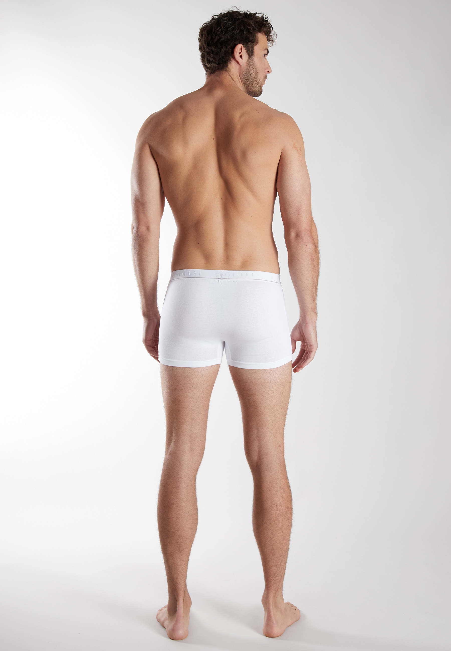 bugatti Boxer »Rom« 2er Pack,  weich, basic, eng, atmungsaktiv, breiter Bund, Baumwollmix