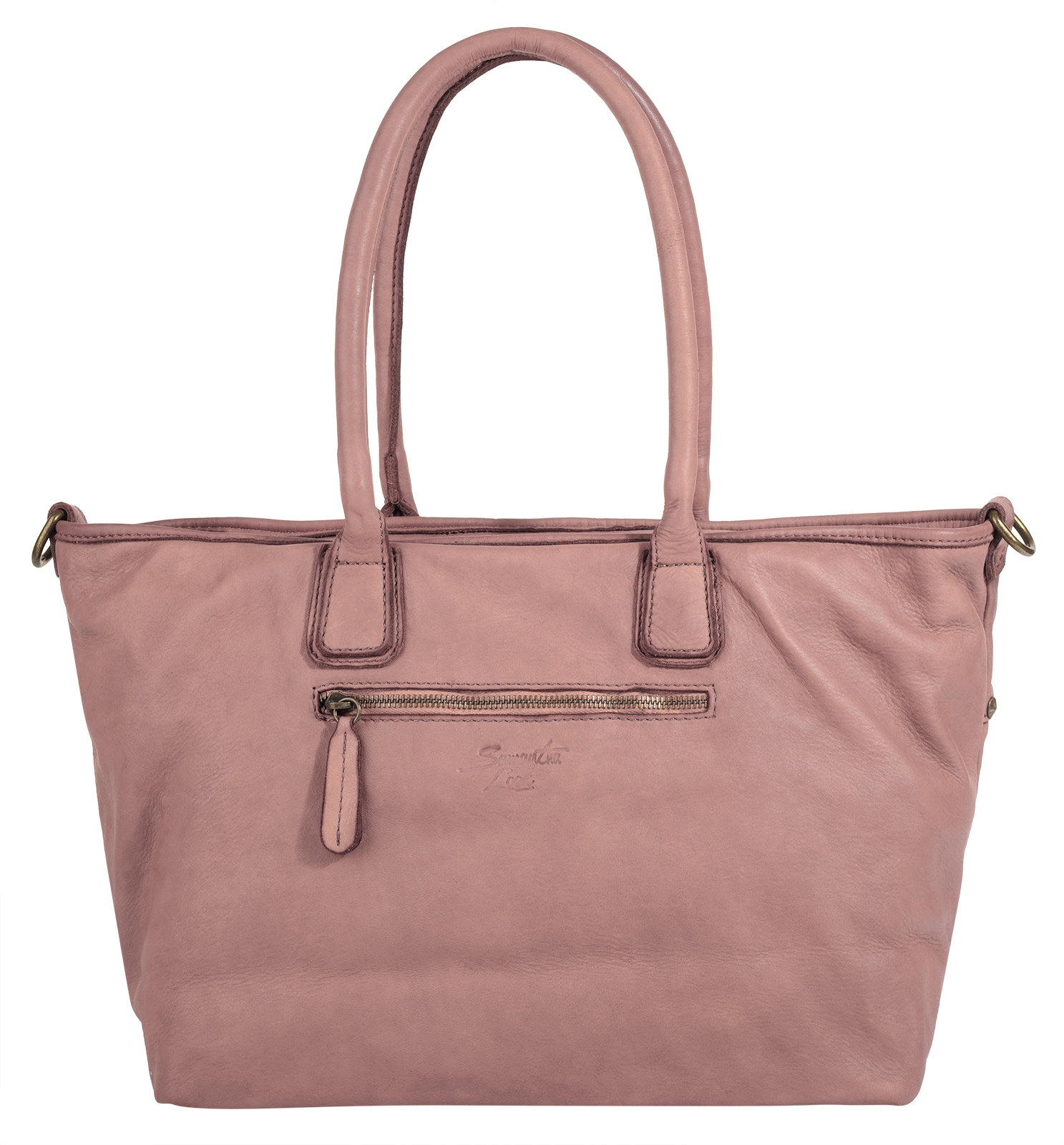 Samantha Look Shopper, echt Leder, Made in Italy