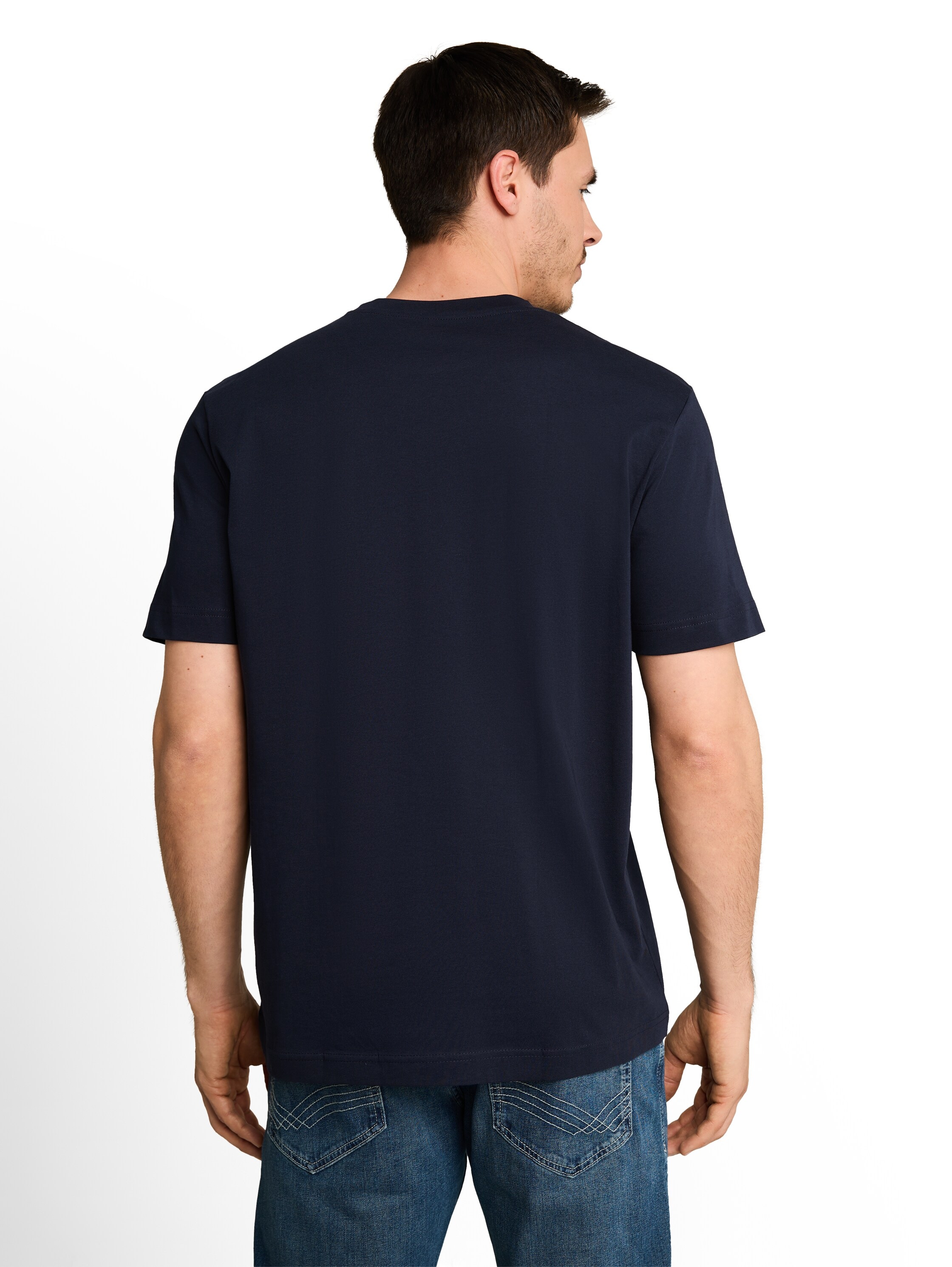 TOM TAILOR T-Shirt »Regular« Packung, 3 3er Pack mit Logo-Stickerei