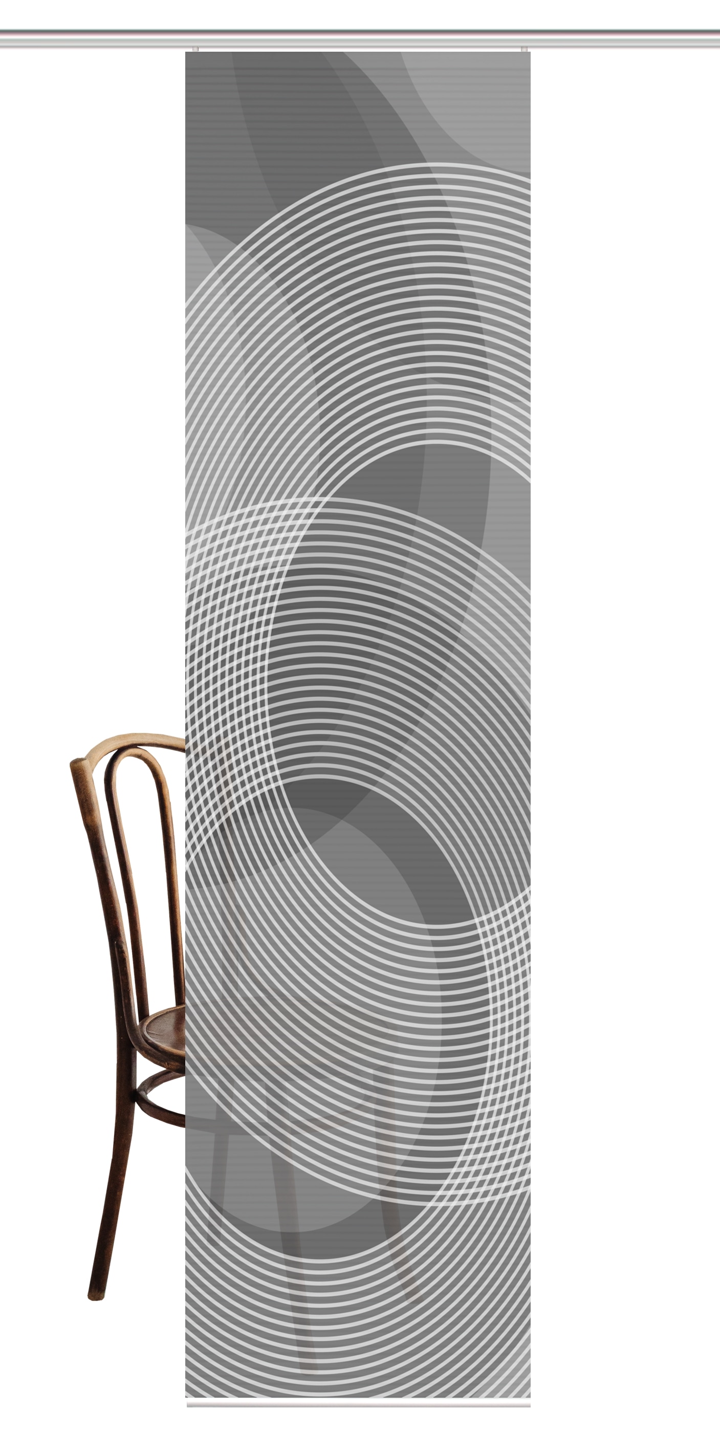 HOME in green Schiebegardine »AFONSO« Paneelwagen 1 Stk. tlg. DIGITALBEDRUCKT, BAMBUSOPTIK RECYCELT