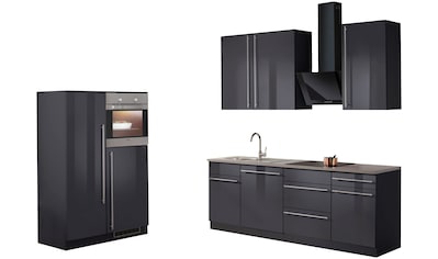 wiho Küchen Küchenzeile »Chicago«, mit E-Geräten, Gesamtbreite 330 cm kaufen