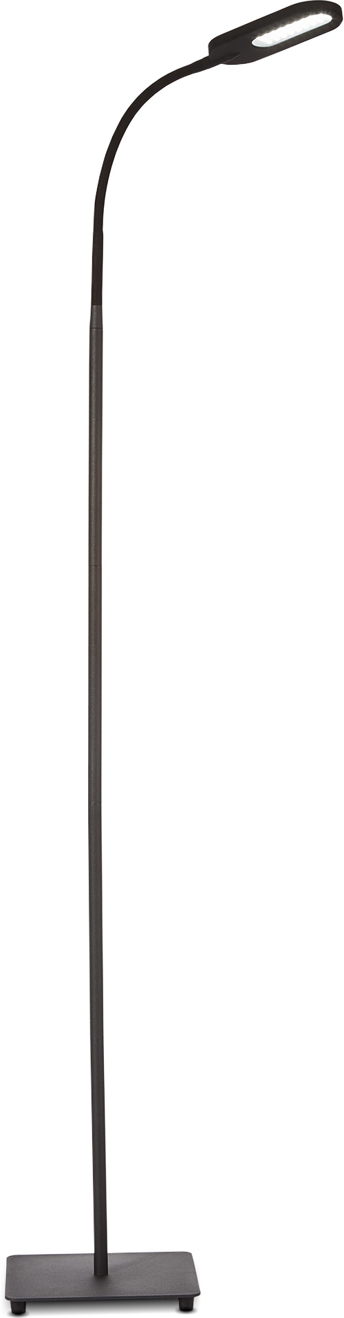 B.K.Licht LED Stehlampe, 1 flammig, Leuchtmittel LED-Board | LED fest integriert, Stehleuchte, dimm-, schwenkbar, Memory & Touch Funkt., inkl. 8W 600lm