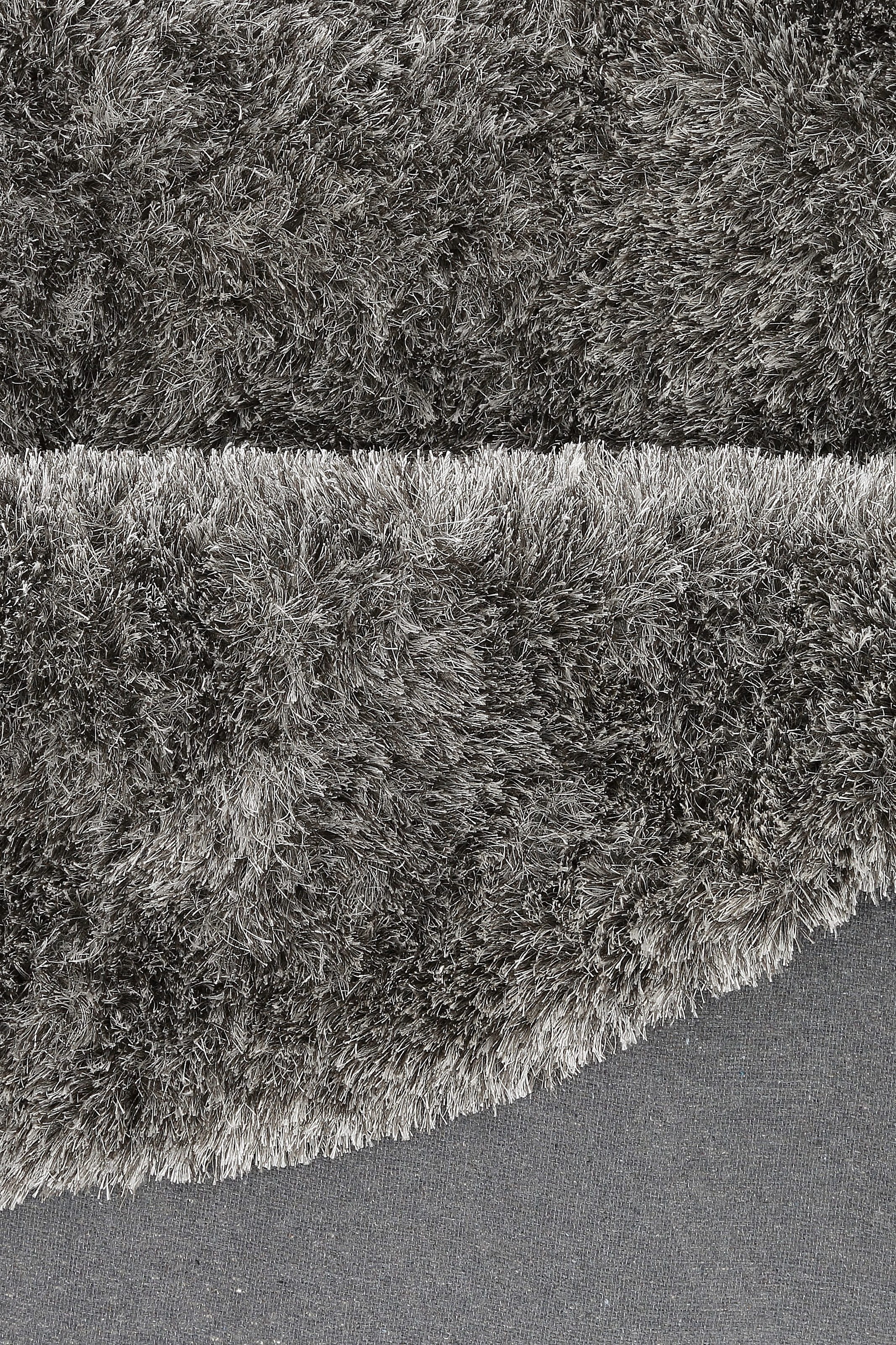 Kayoom Hochflor-Teppich »Diamond 700«, rund, weiche Microfaser, Langflor, Shaggy, Melange, Wohnzimmer