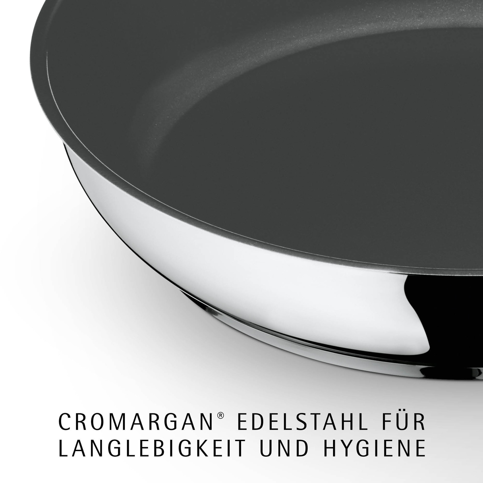 WMF Bratpfanne »Devil, Ø 28 cm, Pfanne Induktion mit Antihaftversiegelung« Cromargan® Edelstahl Rostfrei 18/10 TransTherm®-Allherdboden, für alle Herdarten geeignet, Edelstahlgriff