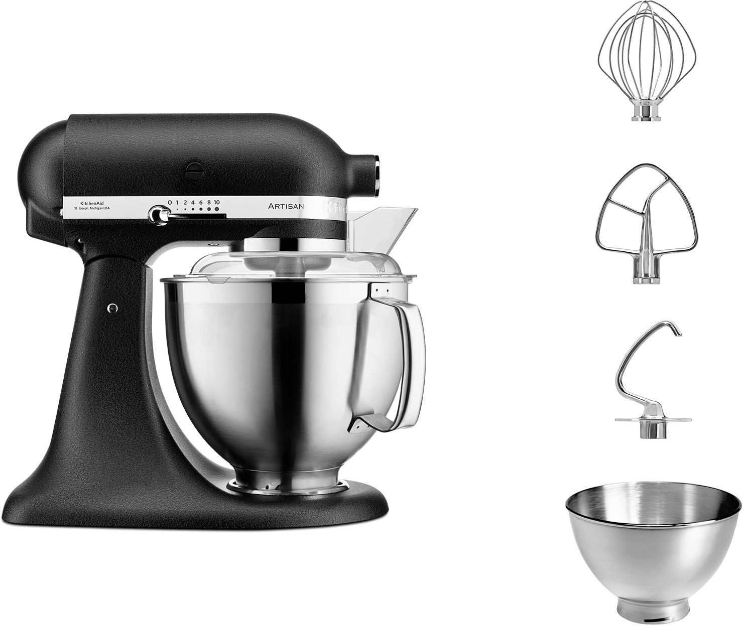 KitchenAid Küchenmaschine »Artisan 5KSM185PSEBK«