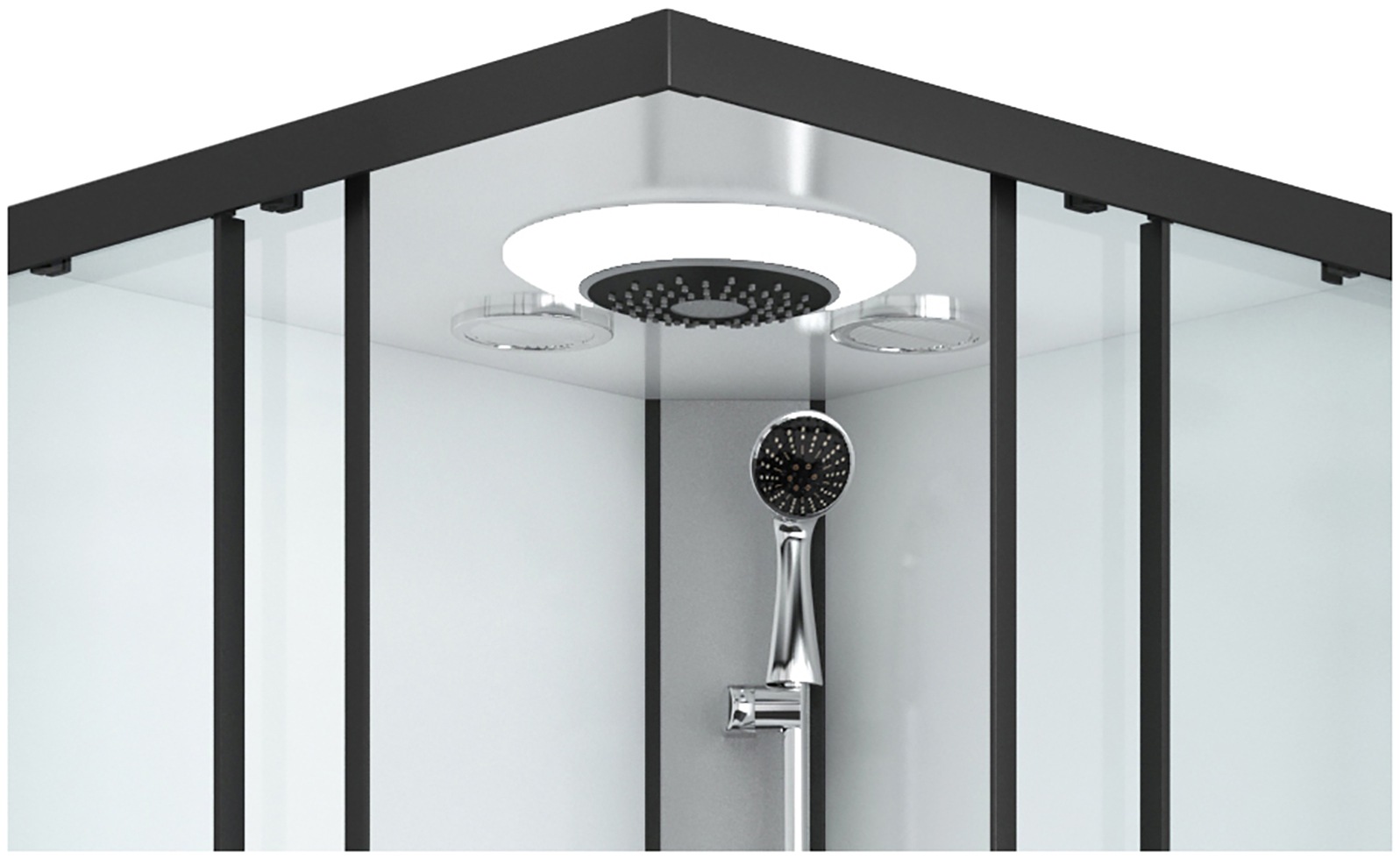 Sanotechnik Komplettdusche »MIAMI«, LxBxH: 90x90x215cm
