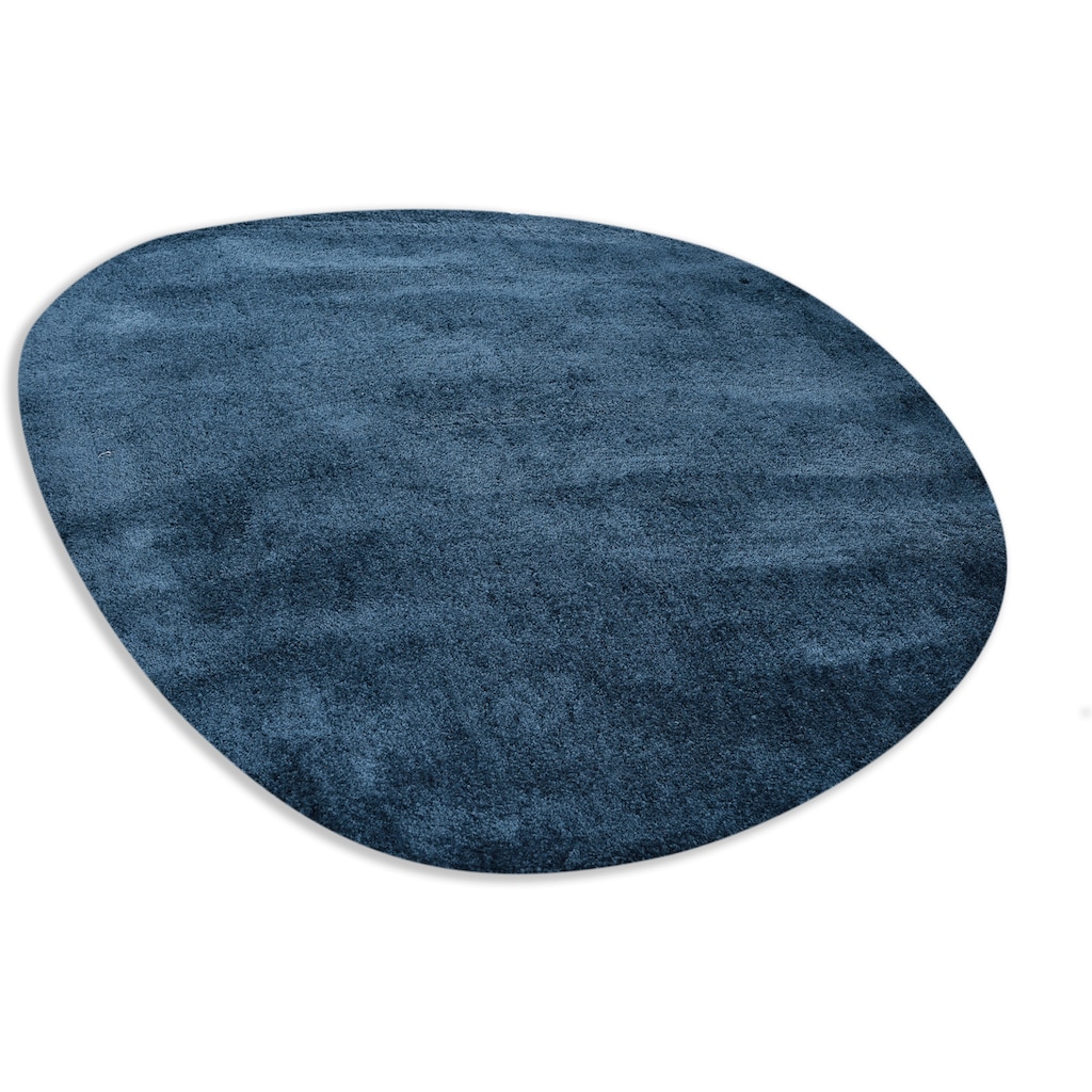 TOM TAILOR Hochflor-Teppich »Shaggy Teppich Cozy«, rechteckig, 25 mm Höhe, Uni Farben, auch in Pastell Farben, ideal im Wohnzimmer & Schlafzimmer