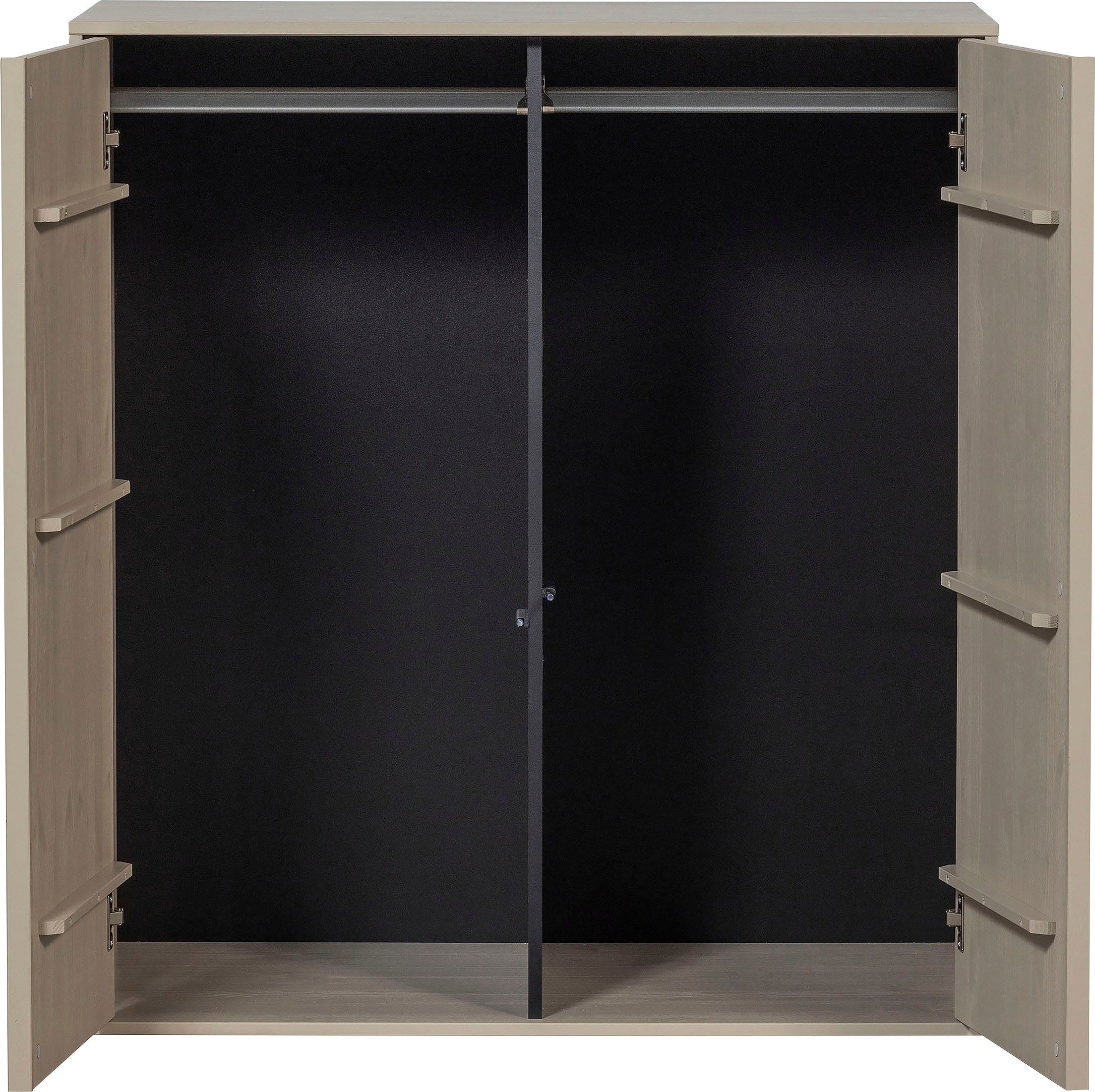 WOOOD Garderobenschrank »Daily«, mit Push-to-Open Funktion, H 110 cm x B 100 cm