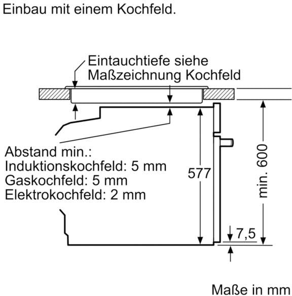 SIEMENS Pyrolyse Backofen  »HB674GBW1«, mit Teleskopauszug nachrüstbar, Pyrolyse-Selbstreinigung, mit activClean