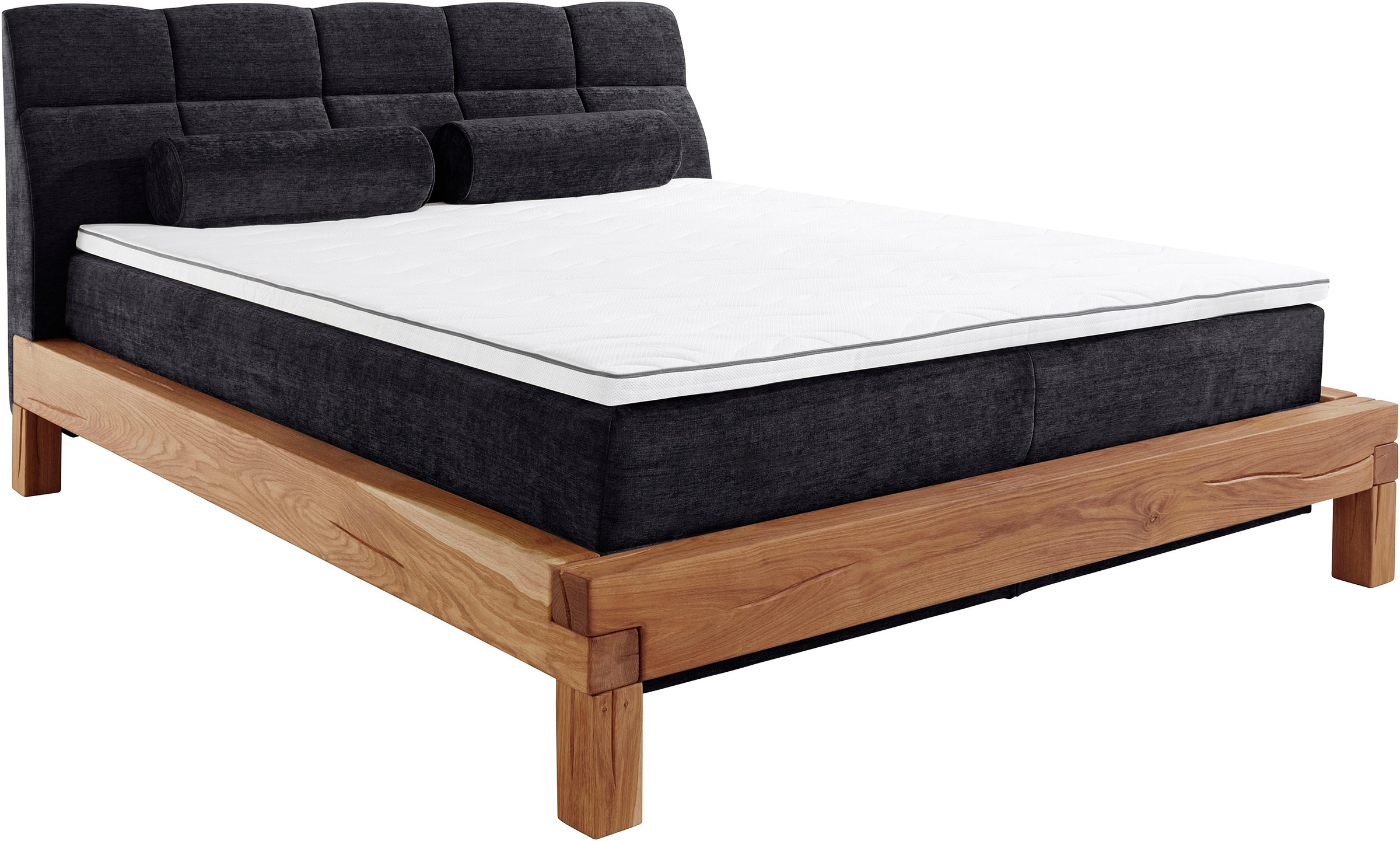 Home affaire Boxspringbett »Villads« Liegefläche: 180/200 cm, Inside-Boxspring-Unterbau, recycelte Stoffe