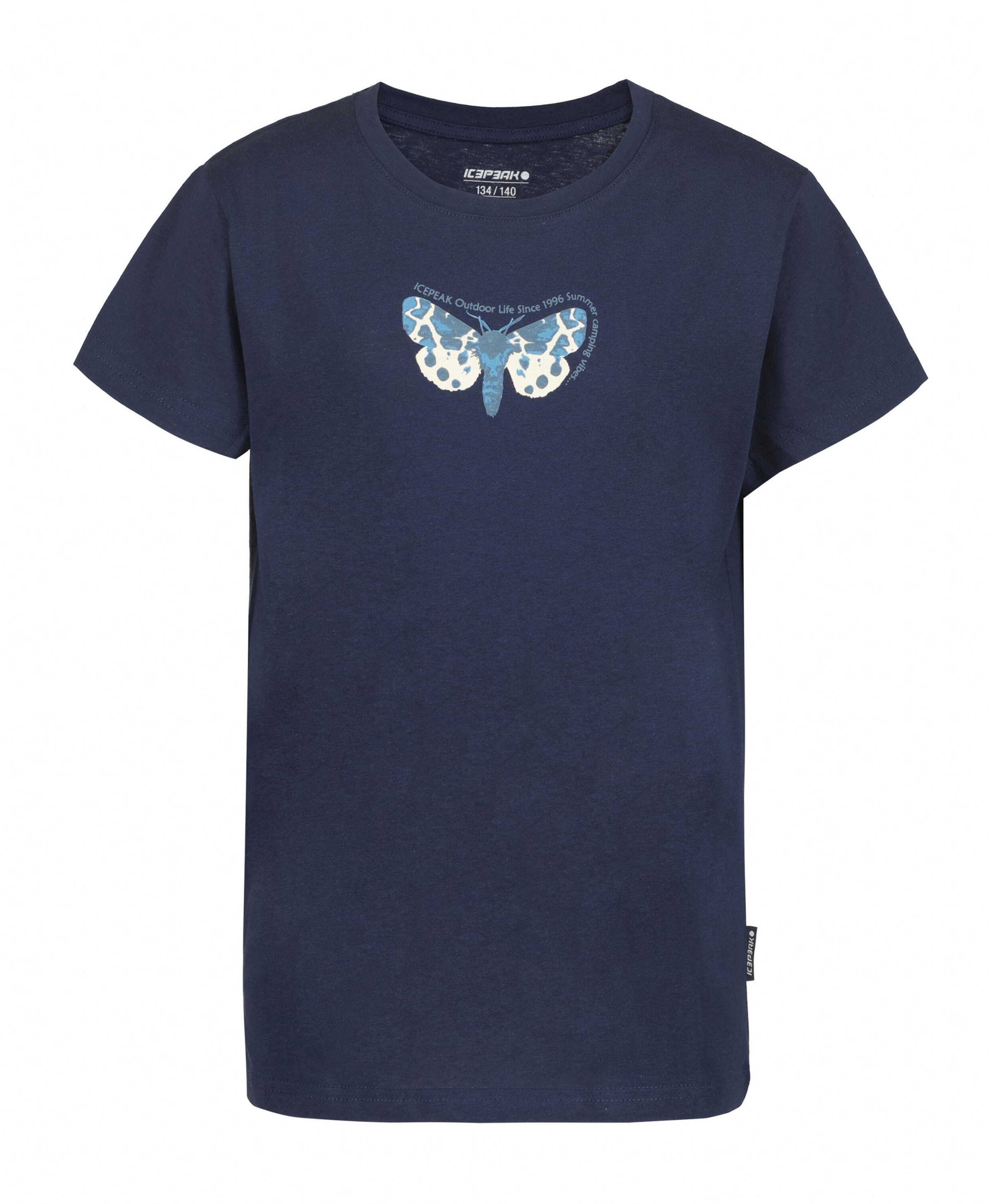 Icepeak T-Shirt »K T-SHIRT LEADVILLE« 1 Stk. sportlicher Stil, Kurzarm, mit Druck, Label und Logoschriftzug