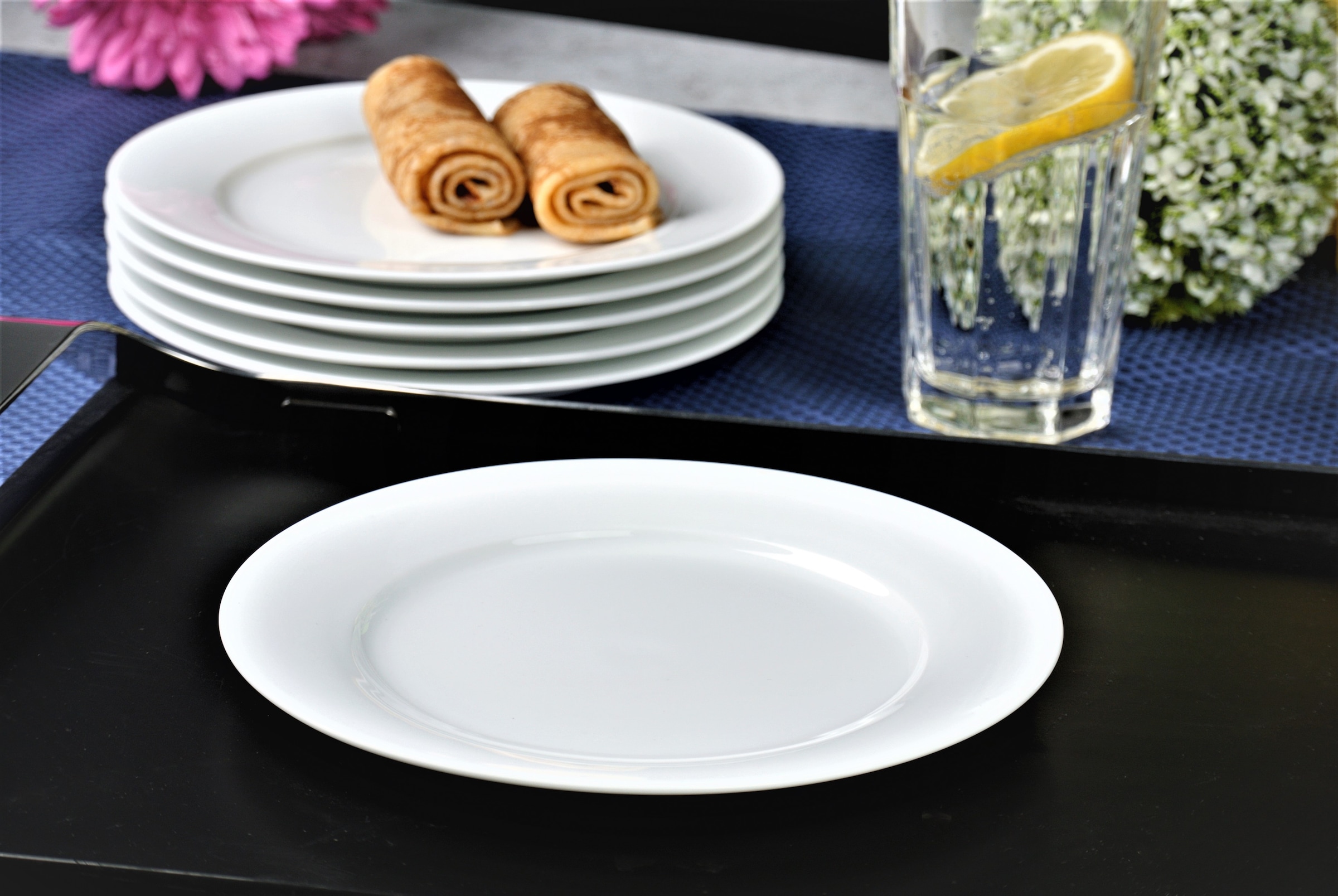 Retsch Arzberg Frühstücksteller »HEIKE WEISS, Dessert- & Kuchenteller 21 cm, Set 6-tlg, Porzellan« perfekt für Frühstück, Kaffee, Abendessen, spülmaschinenfest