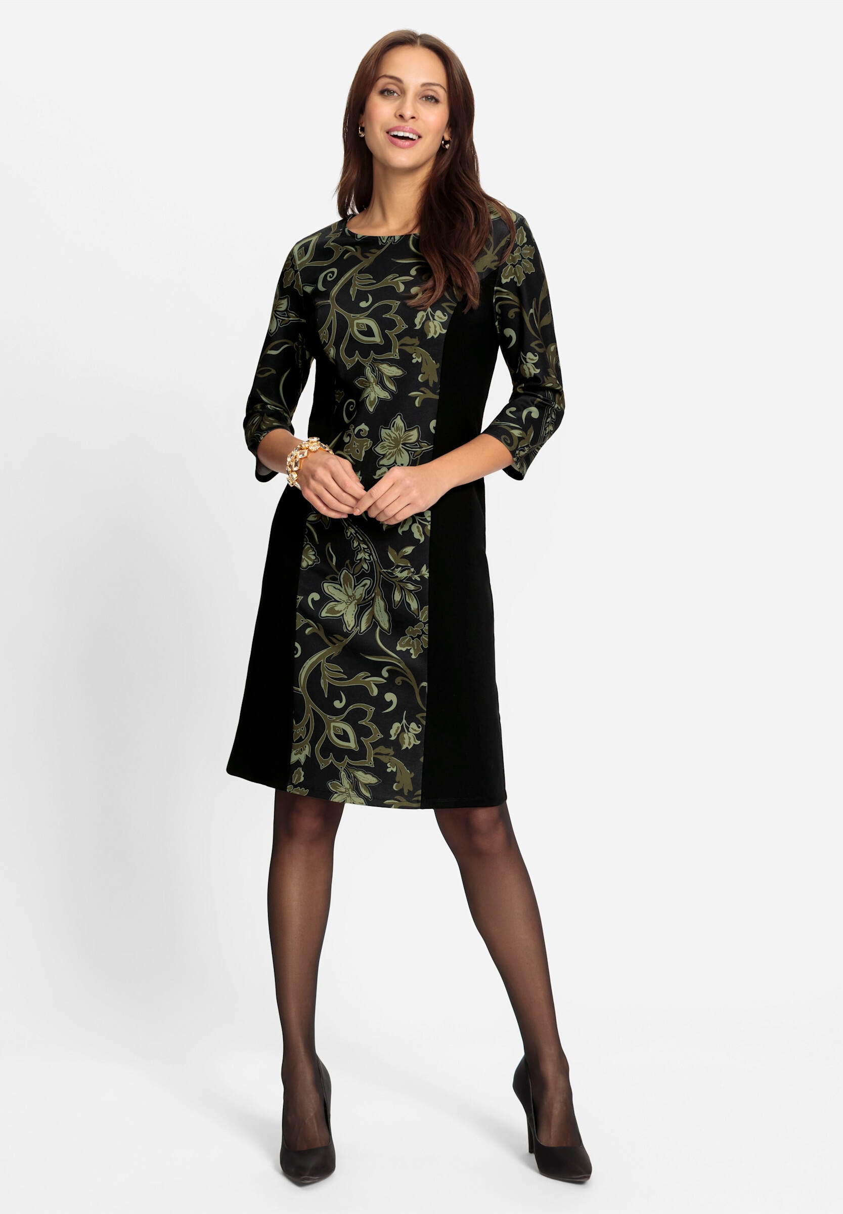 Witt Etuikleid »Jersey-Kleid Jerseykleid im floralen Dessin« Ohne Taschen
