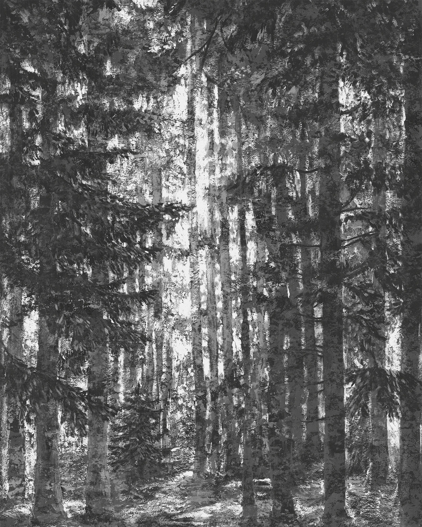 Komar Vliestapete »Lustres Lapland«, 200x250 cm (Breite x Höhe), Vliestapete, 100 cm Bahnbreite