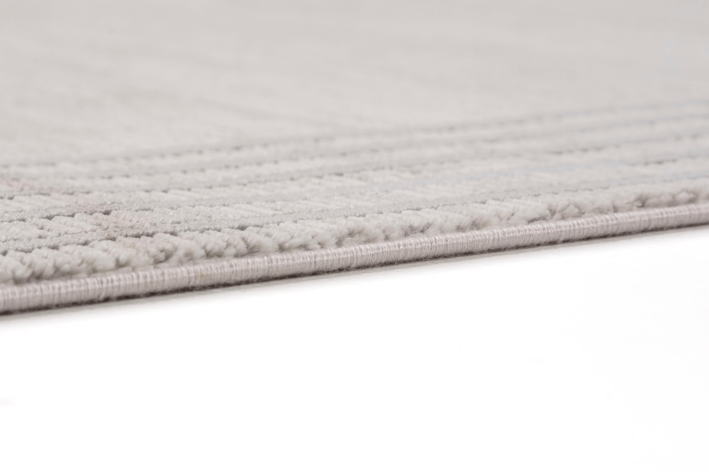 ASTRA Teppich »Vercelli 231/232 Kurzflorteppich«, rechteckig, 9 mm Höhe, 3-D Effekt, wollig weiche Oberfläche, mit Fransen, Wohnzimmer