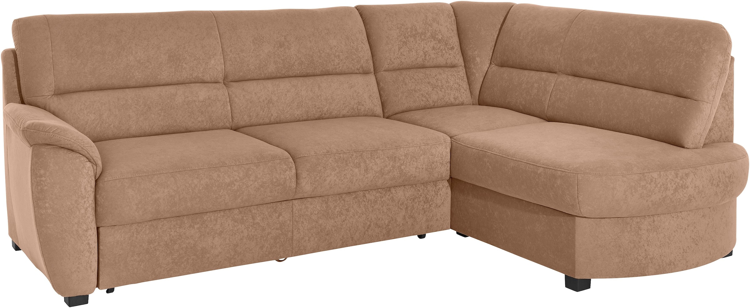 sit&more Ecksofa »Pandora L-Form«, wahlweise mit Bettfunktion und Bettkasten