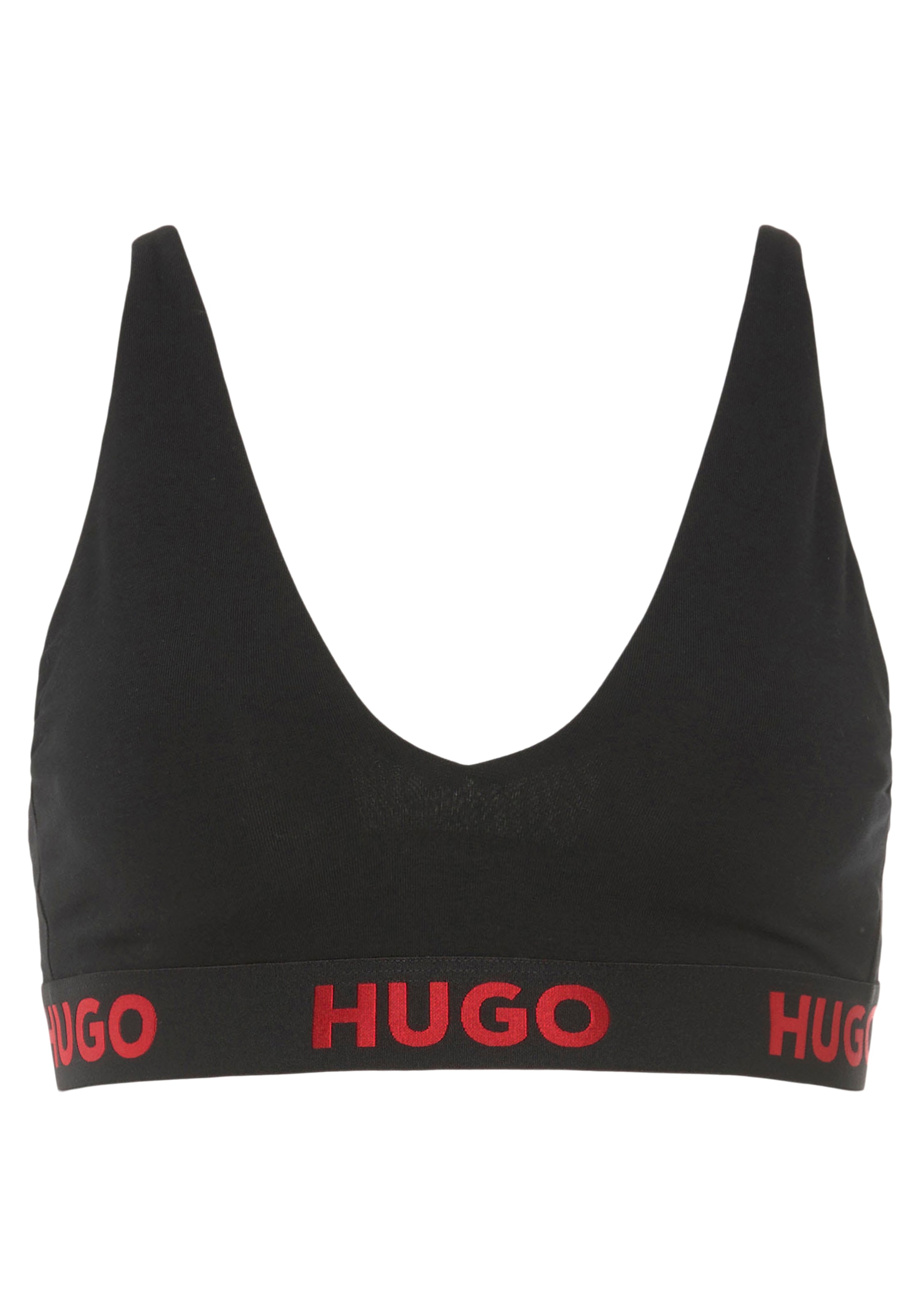 HUGO Triangel-BH »TRIANGLE dem Logo PADD.SPORTY«, ♕ auf mit HUGO bei Bund