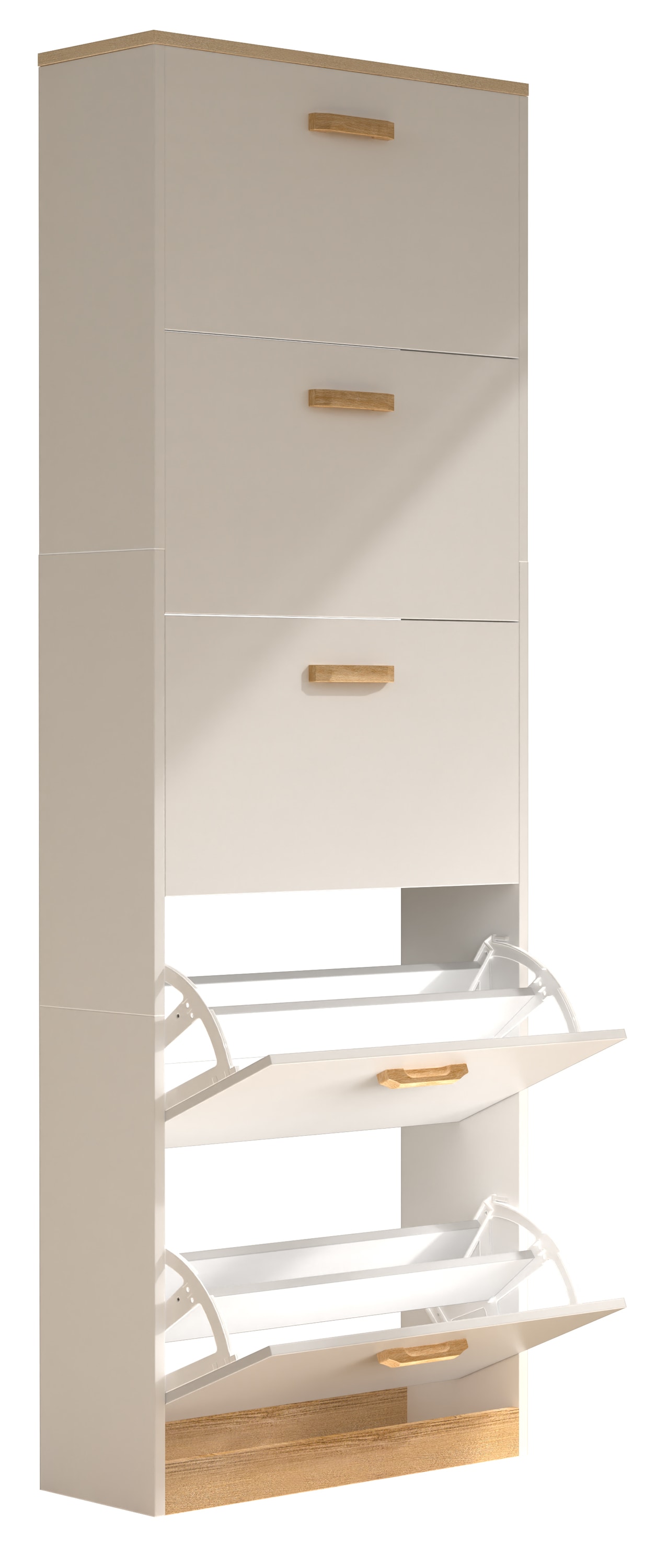VCM Schuhschrank »Holz Schuhregal Schuhschrank Schuhkipper Halom XL«
