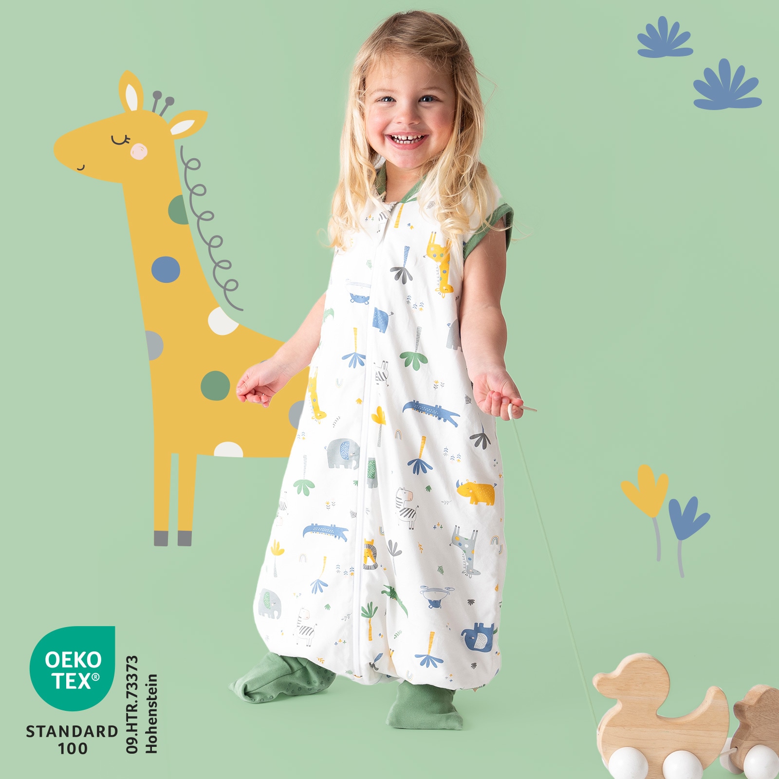 Schlummersack Babyschlafsack »Schlafsack mit Füßen 1.0 Tog«