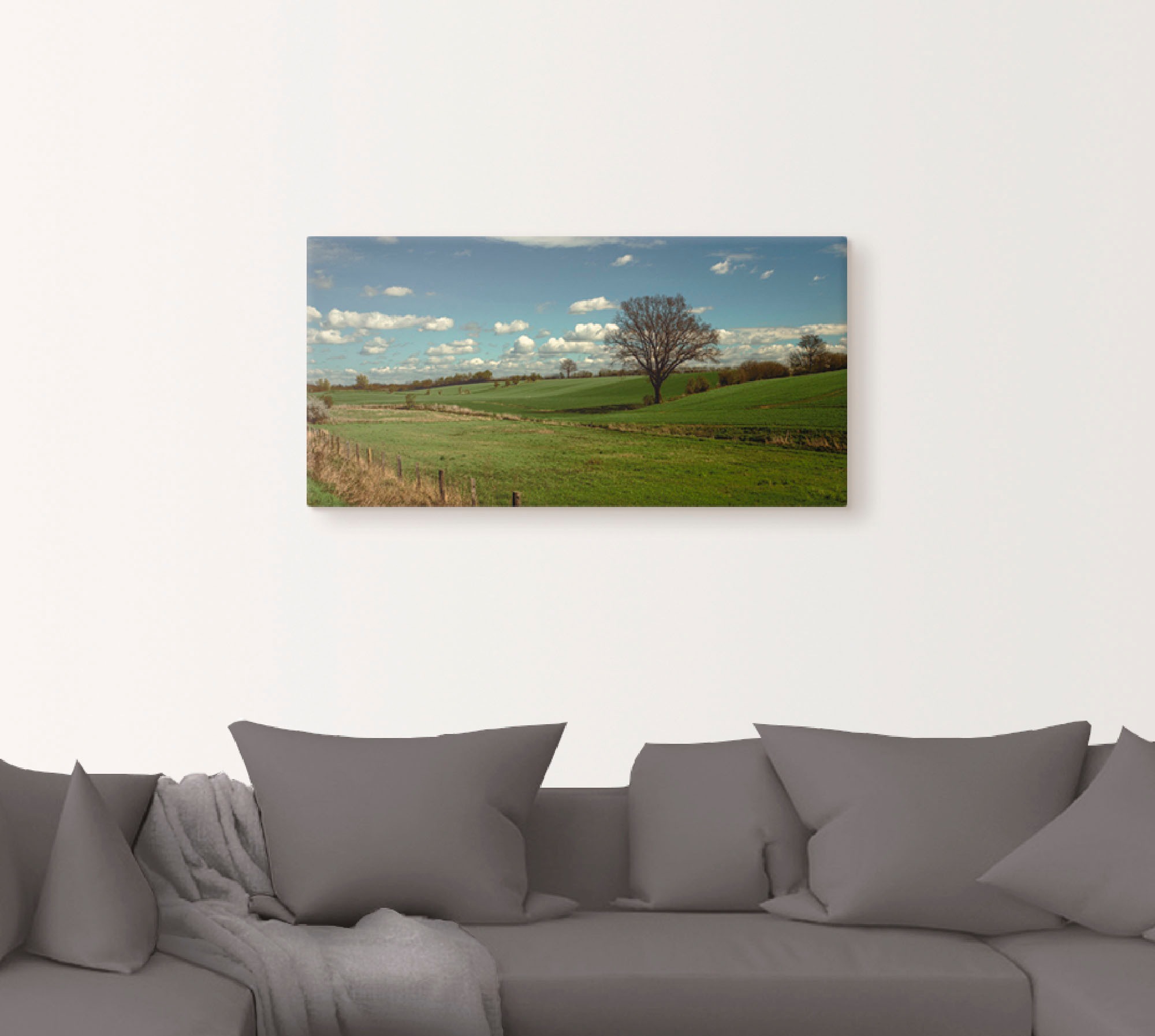 Artland Wandbild »Natur pur«, Felder, (1 St.), als Leinwandbild, Wandaufkleber in verschied. Größen