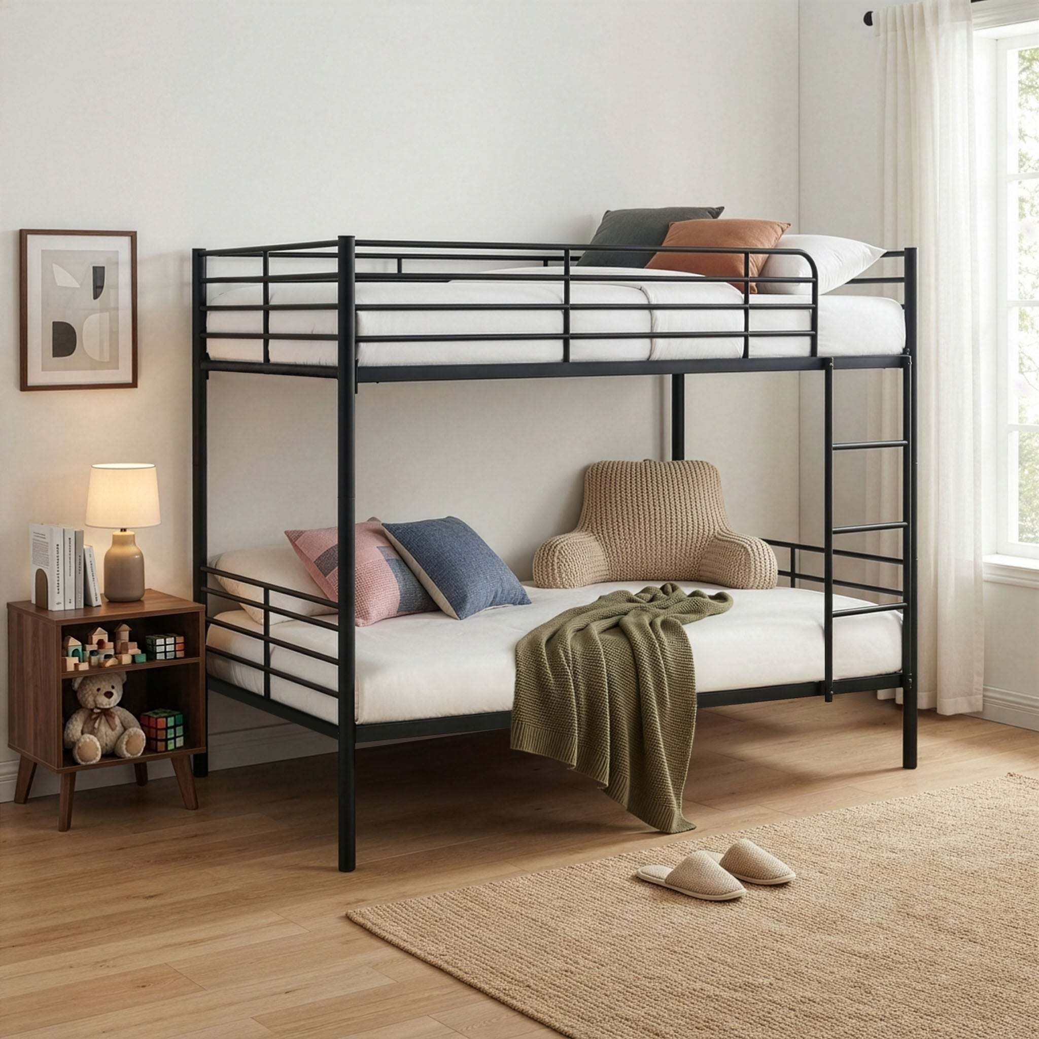OTTO home Etagenbett »Hayo,  Metallbett, Stockbett« teilbar in 2 Einzelbetten,  perfekt für kleine Räume, mehrere Farben, (B/T/H) ca. 208/97/160 cm