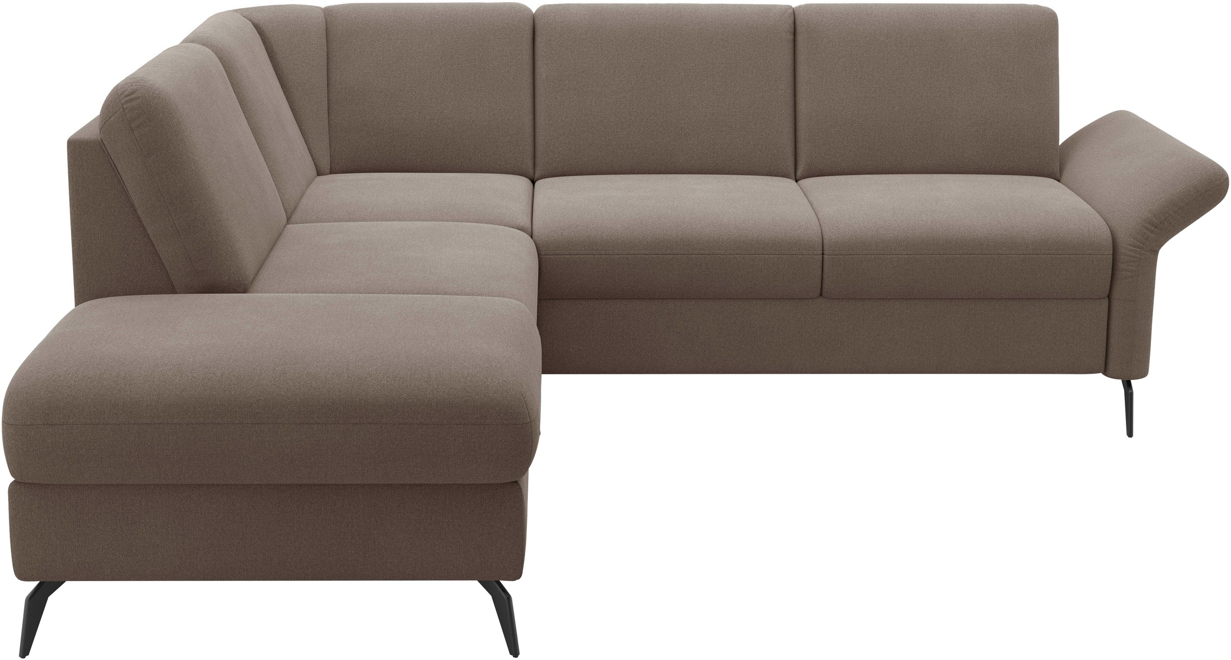 Home affaire Ecksofa »Rochelle«, optional: Armteilverstellung, klappbar, Bettkasen