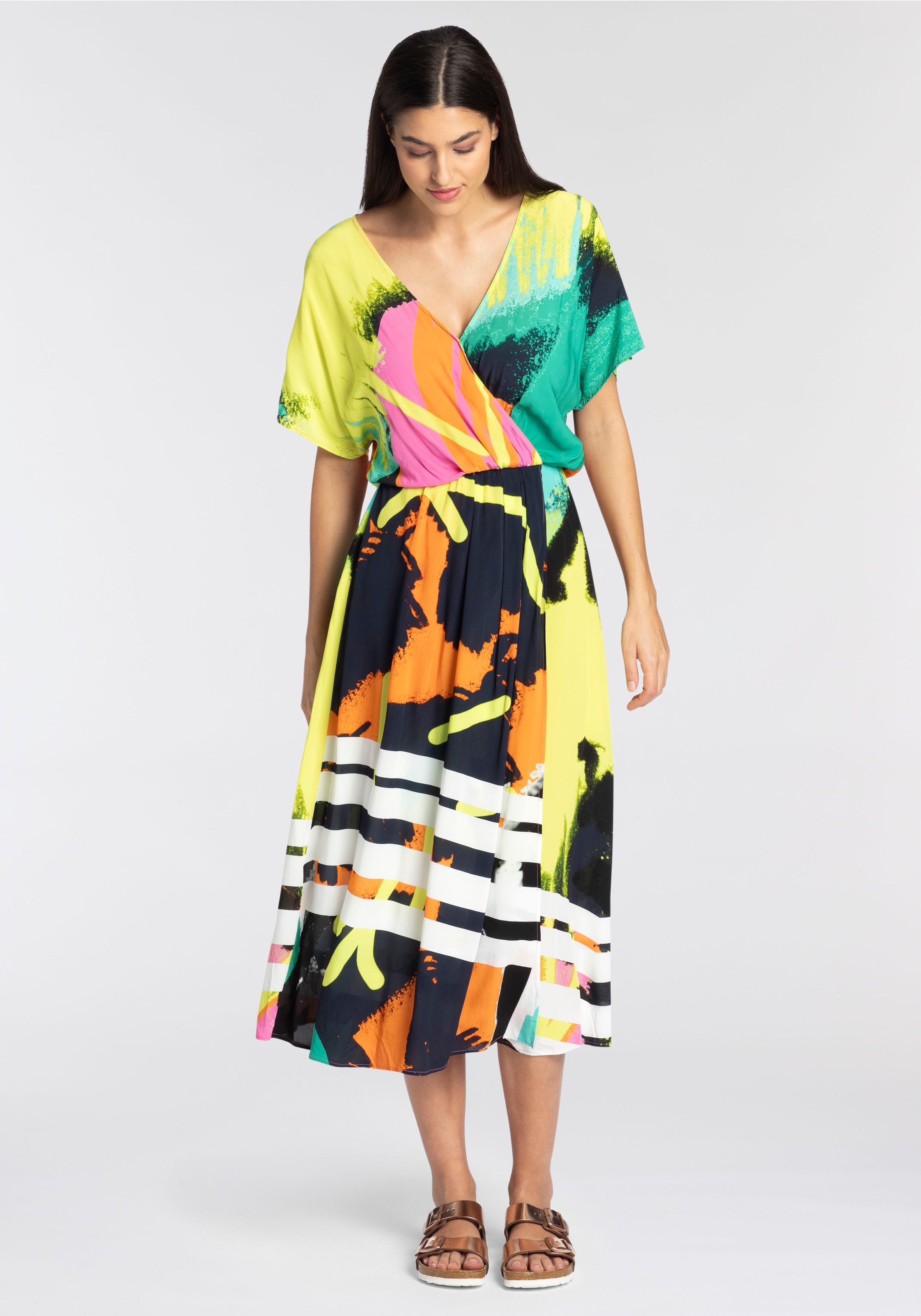 Sportalm Kitzbühel Midikleid, mit Tropicalprint